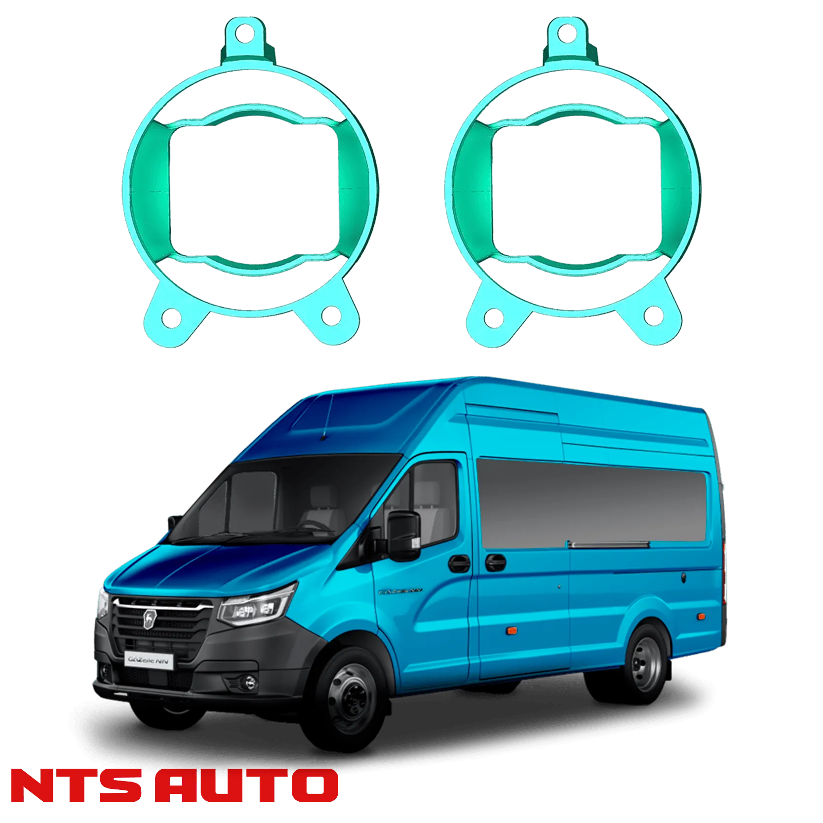 Крепления для противотуманных фар на ГАЗель NN (2019-н.в.)