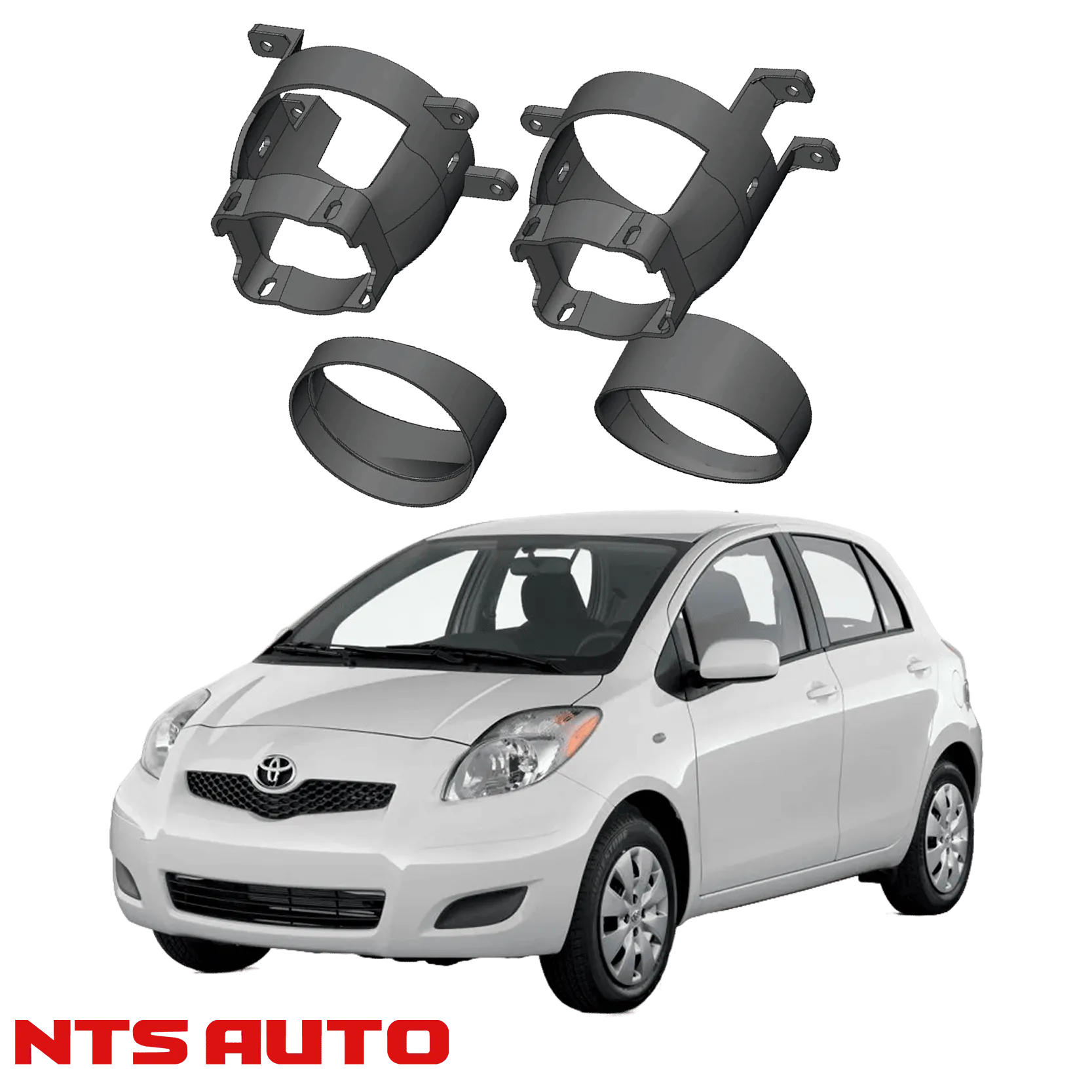 Крепления для противотуманных фар на Toyota Yaris (2005–2011)