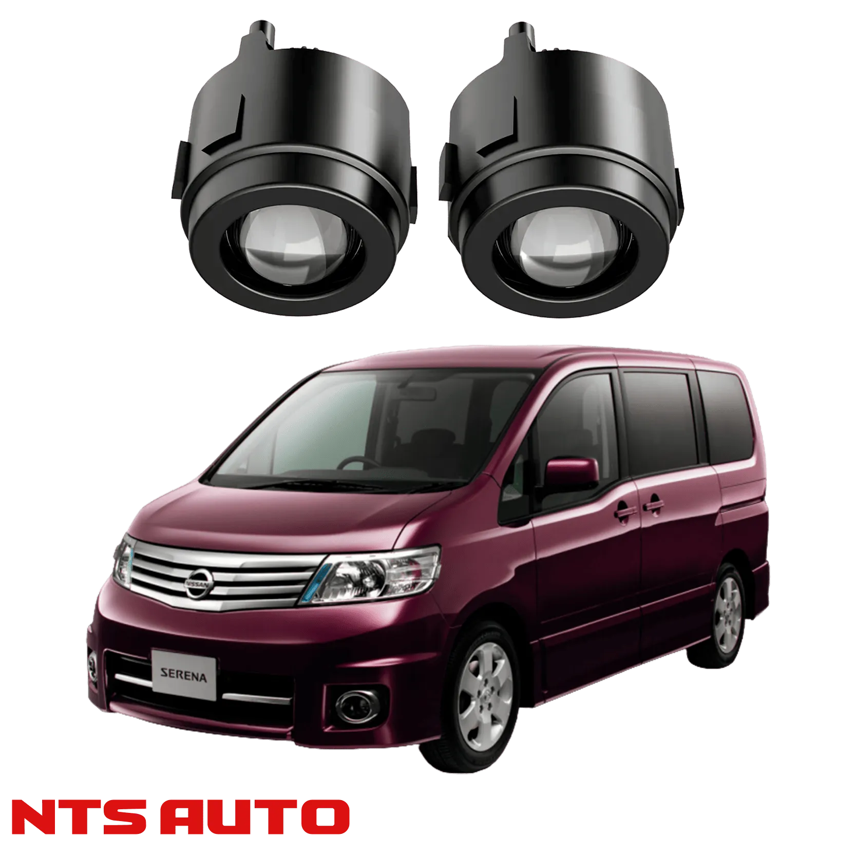 Противотуманные фары на Nissan Serena (2005-2016)