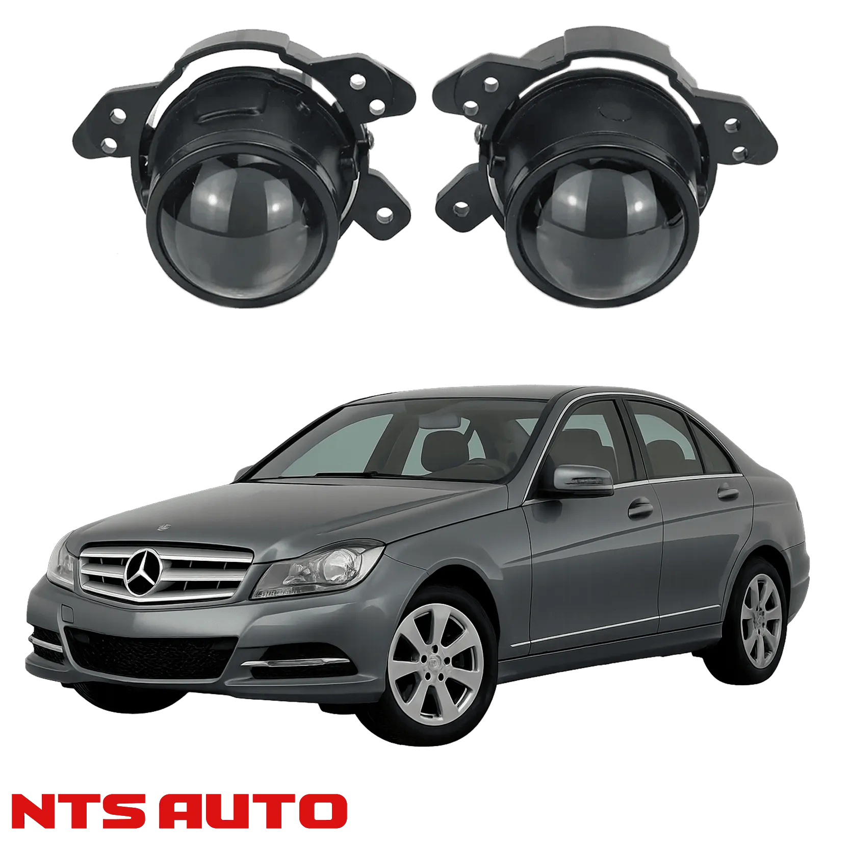 Противотуманные фары на MERCEDES-BENZ C-Class W204/S204 (2006-2011)