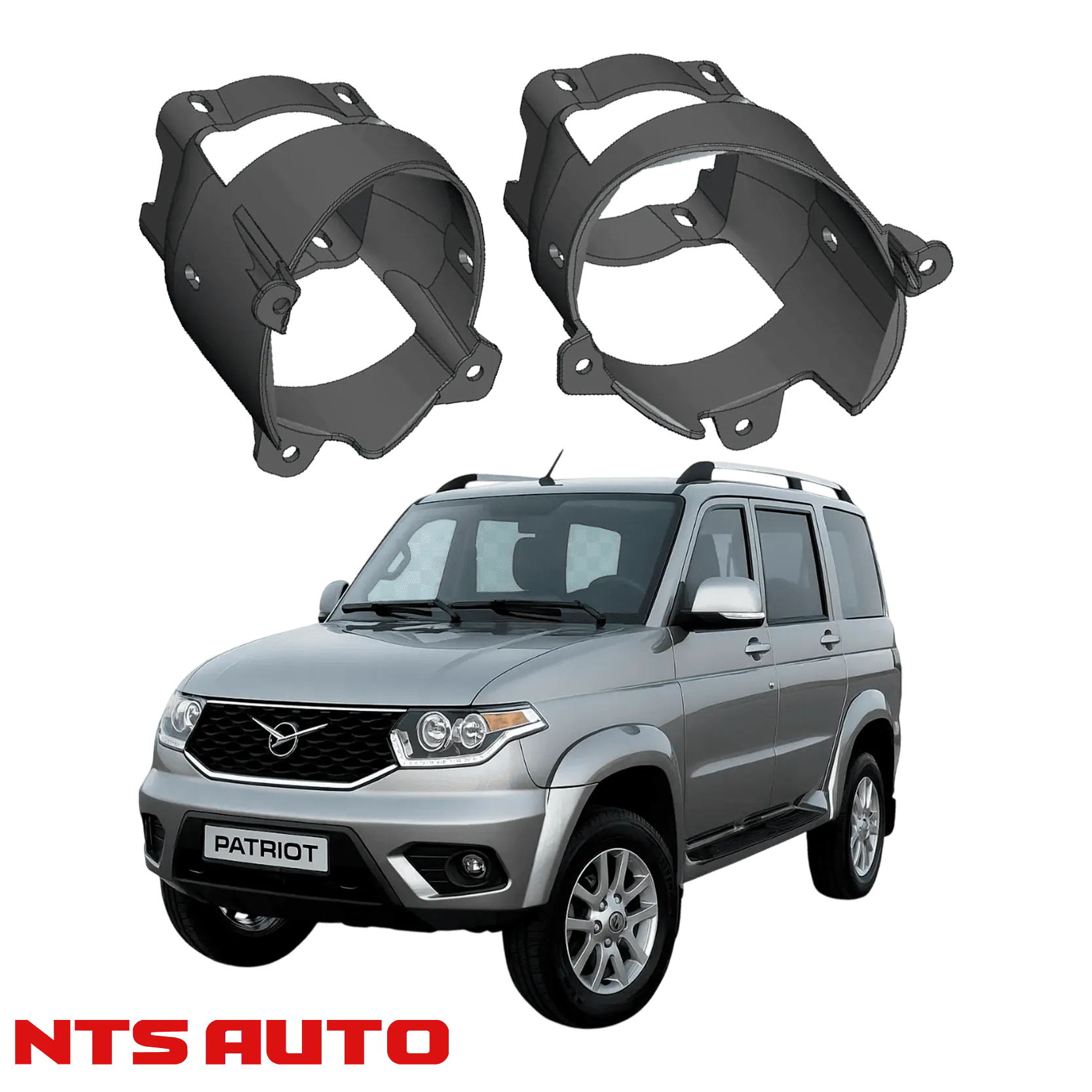 Крепления для противотуманных фар на УАЗ Patriot (2014–н.в.)