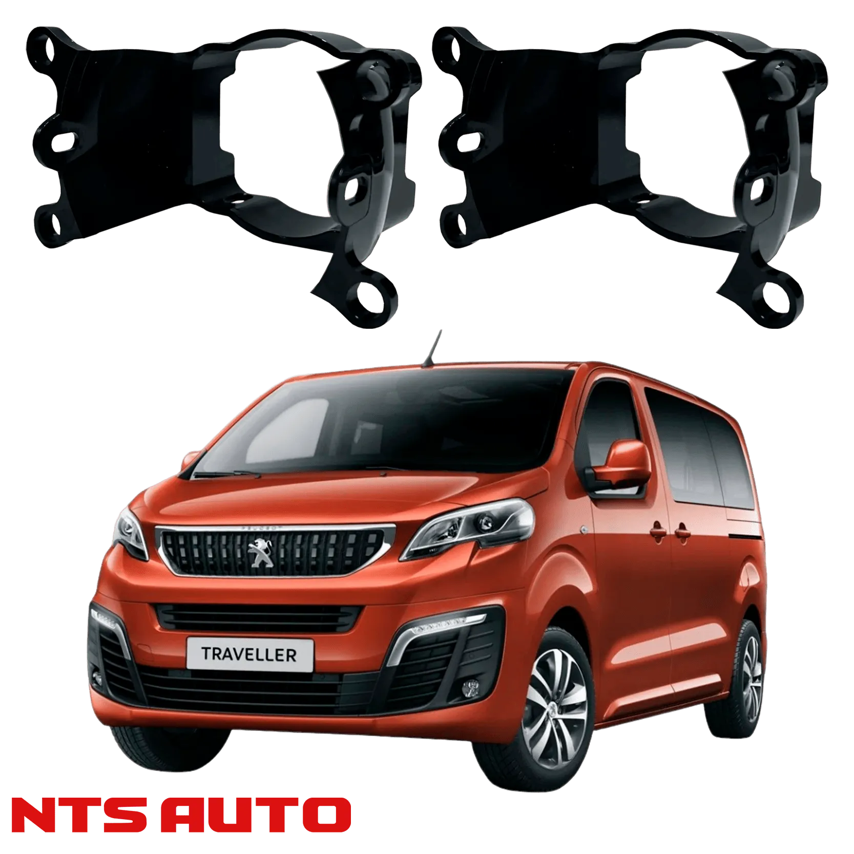 Крепления для противотуманных фар на Peugeot Traveller (2017-н.в.)