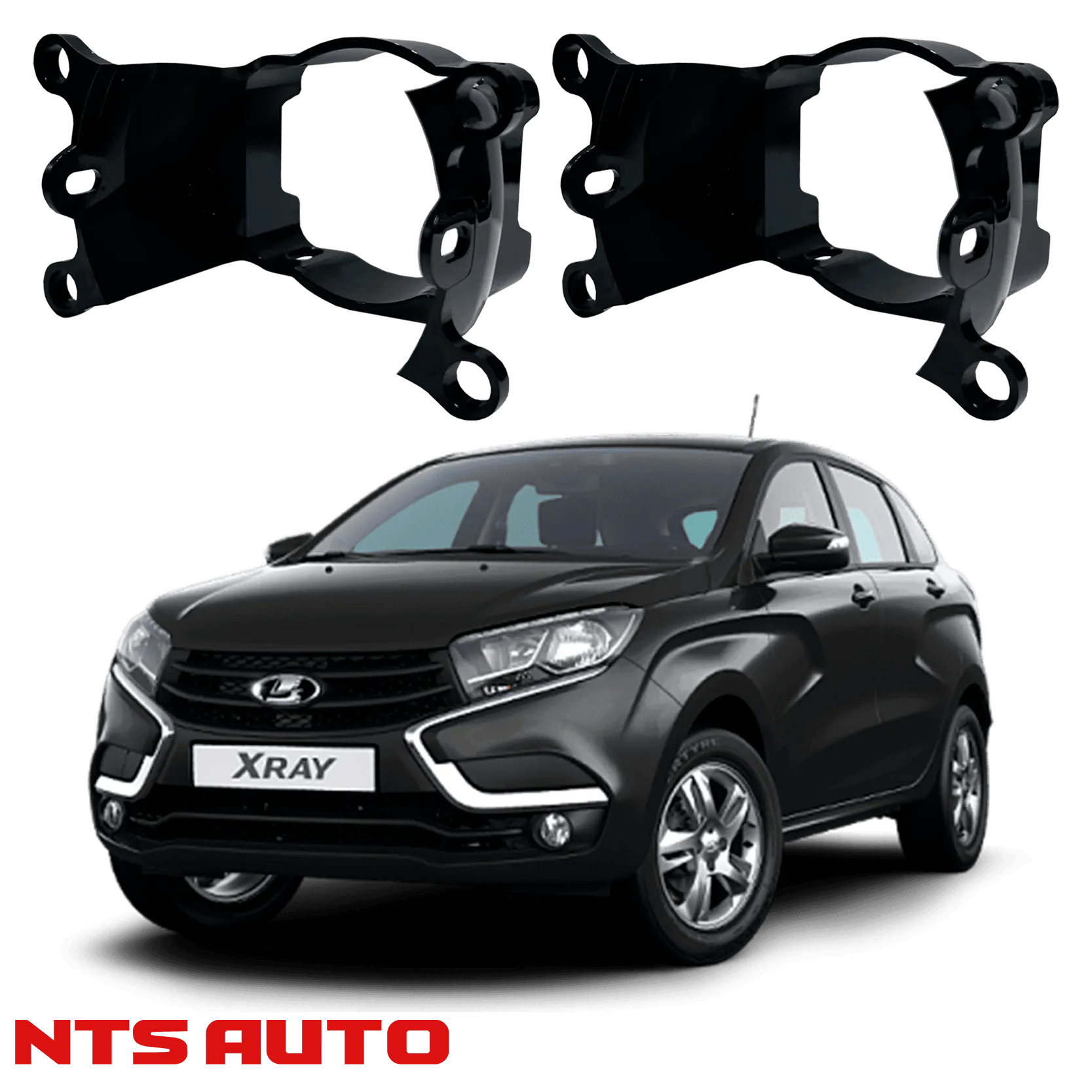 Крепления для противотуманных фар на Lada X-Ray