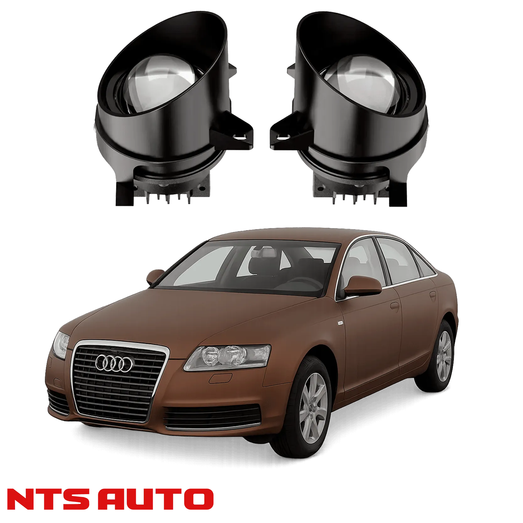 Противотуманные фары на Audi A6 С6 (2008-2011)