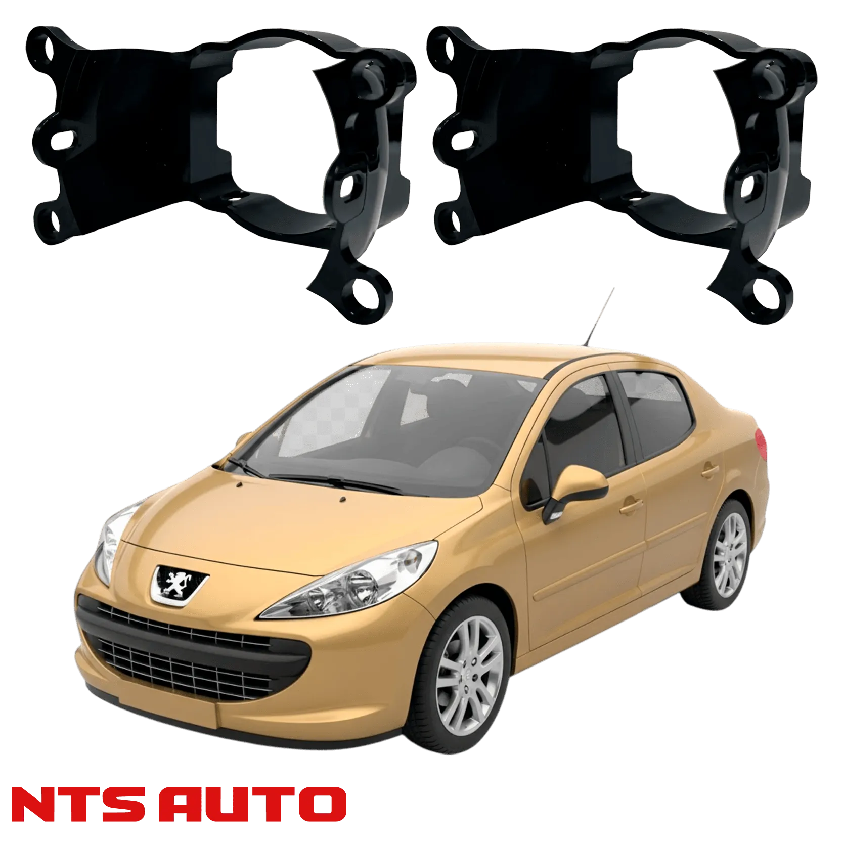 Крепления для противотуманных фар на Peugeot 207 (2006-2011)