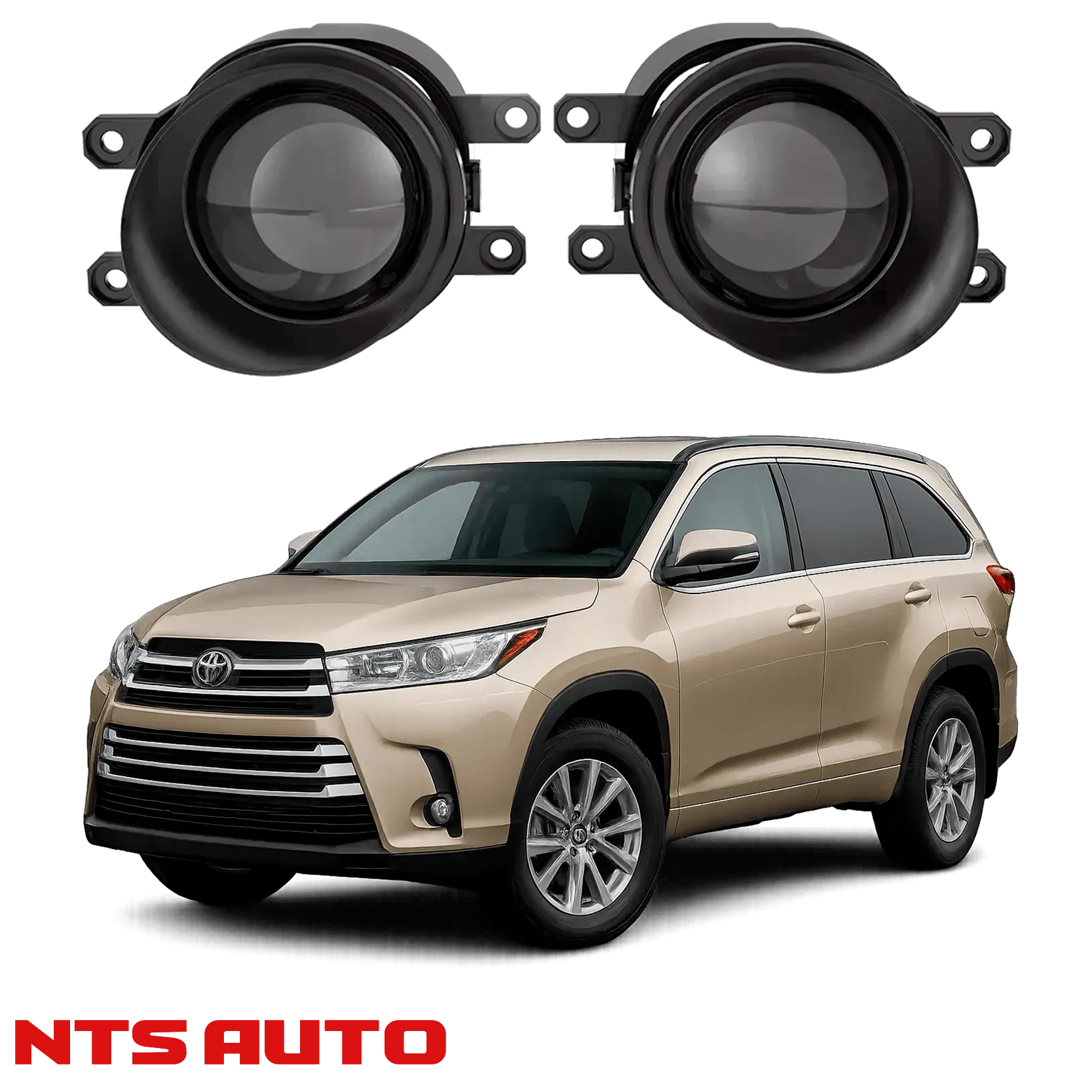 Противотуманные фары на Toyota Highlander