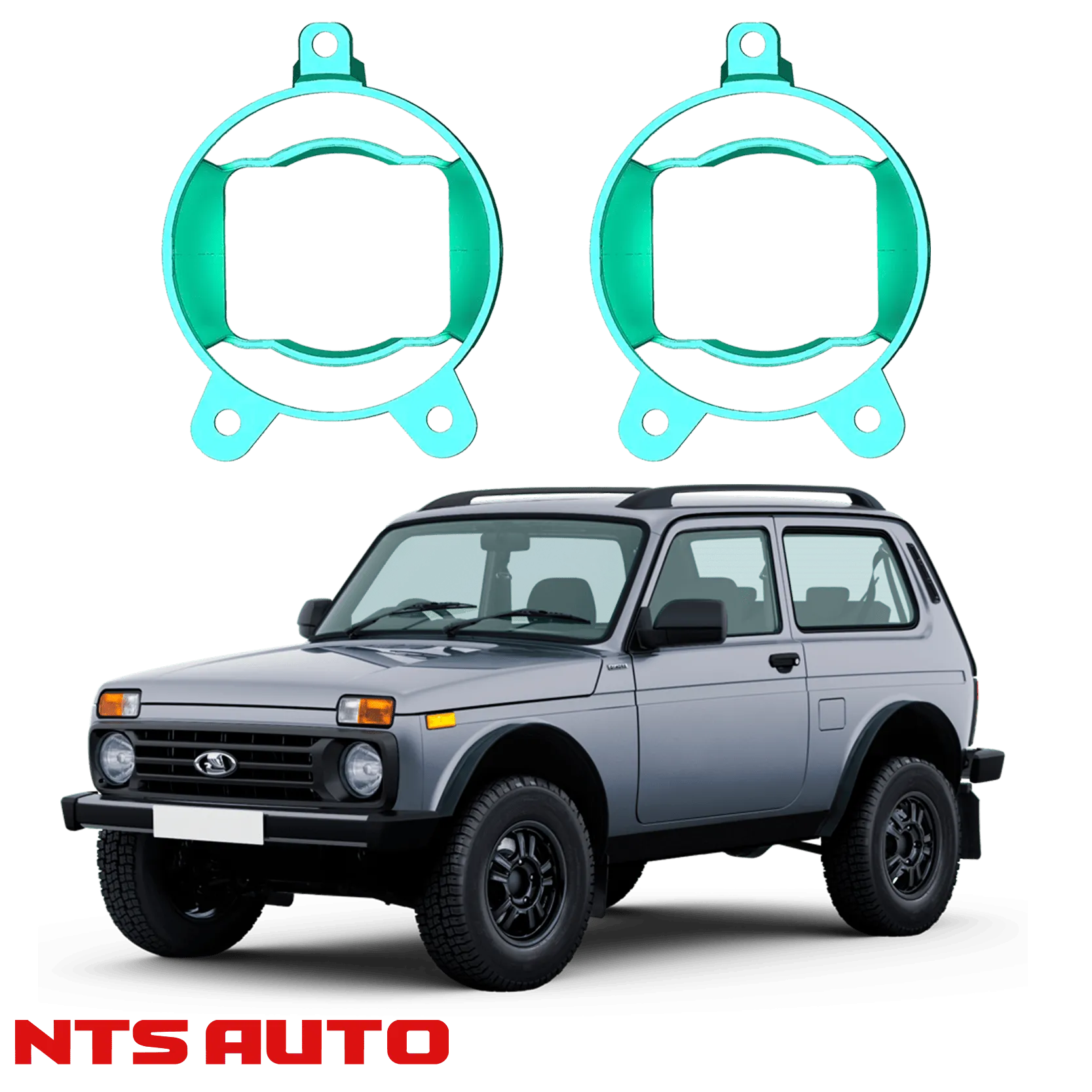 Крепления для противотуманных фар на Lada 4х4 bronto (2017-2020)