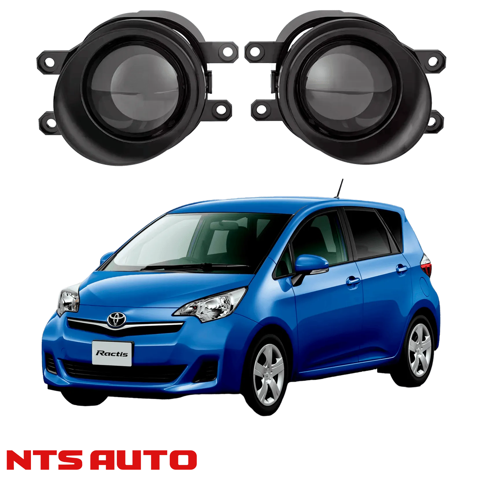 Противотуманные фары на Toyota Ractis