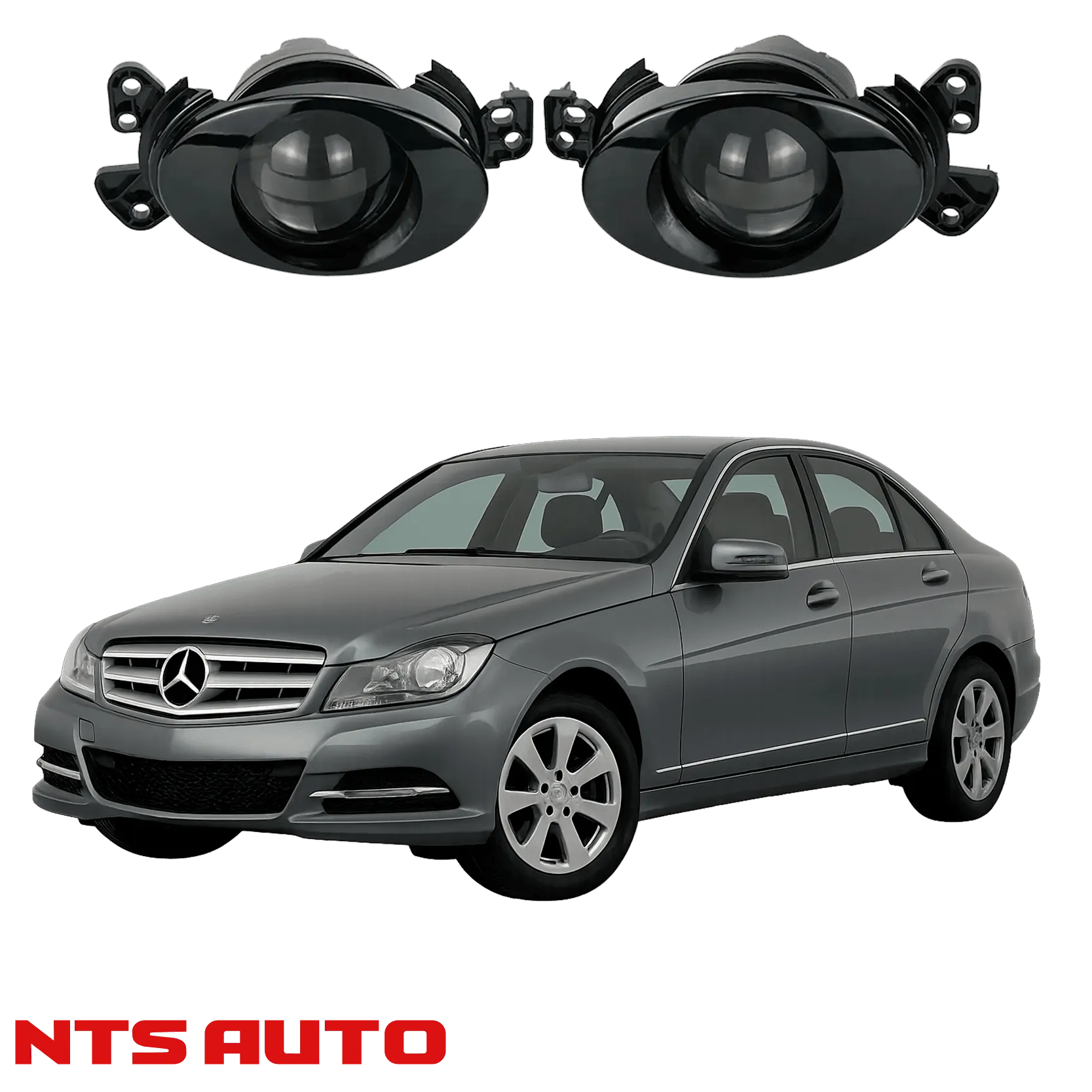 Противотуманные фары на MERCEDES-BENZ C-класс W204/S204 (2006–2011)