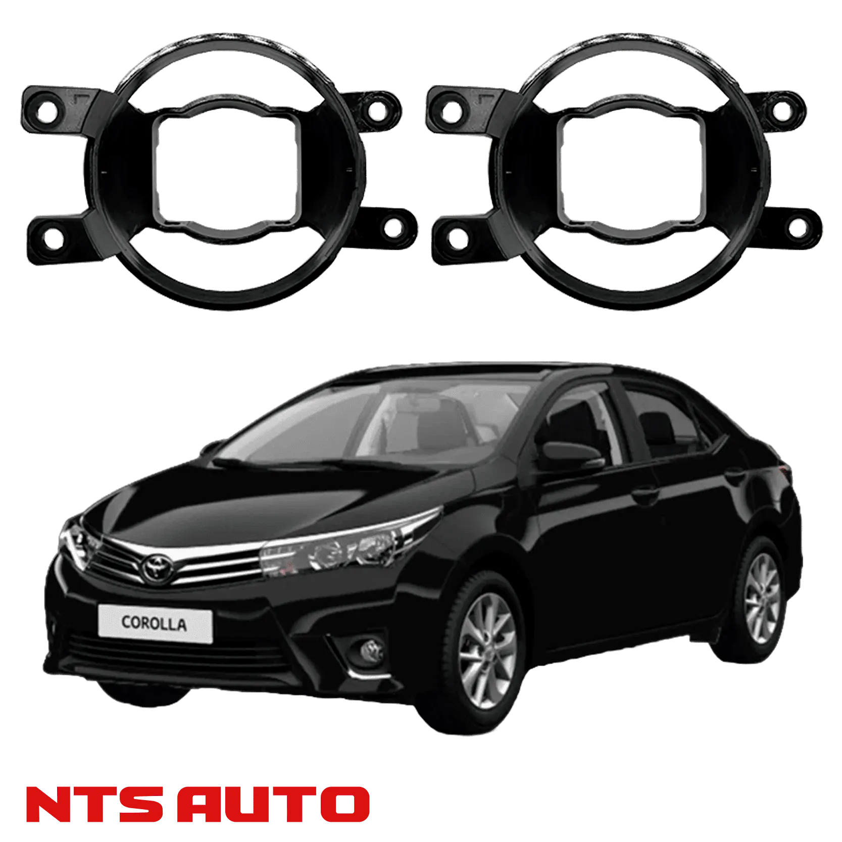 Крепления для противотуманных фар на Toyota Corolla E180 (2006–2019)