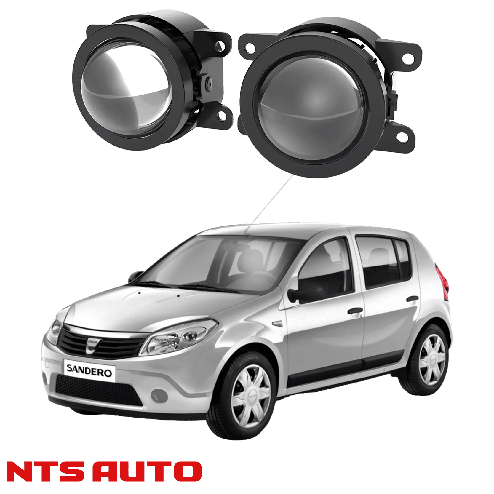 Противотуманные фары на Dacia Sandero (2006-2008)
