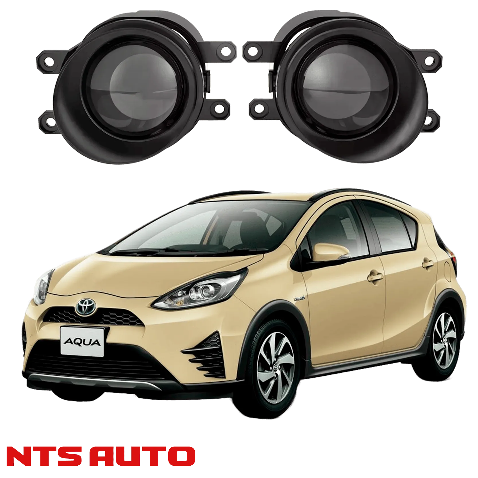 Противотуманные фары на Toyota Aqua
