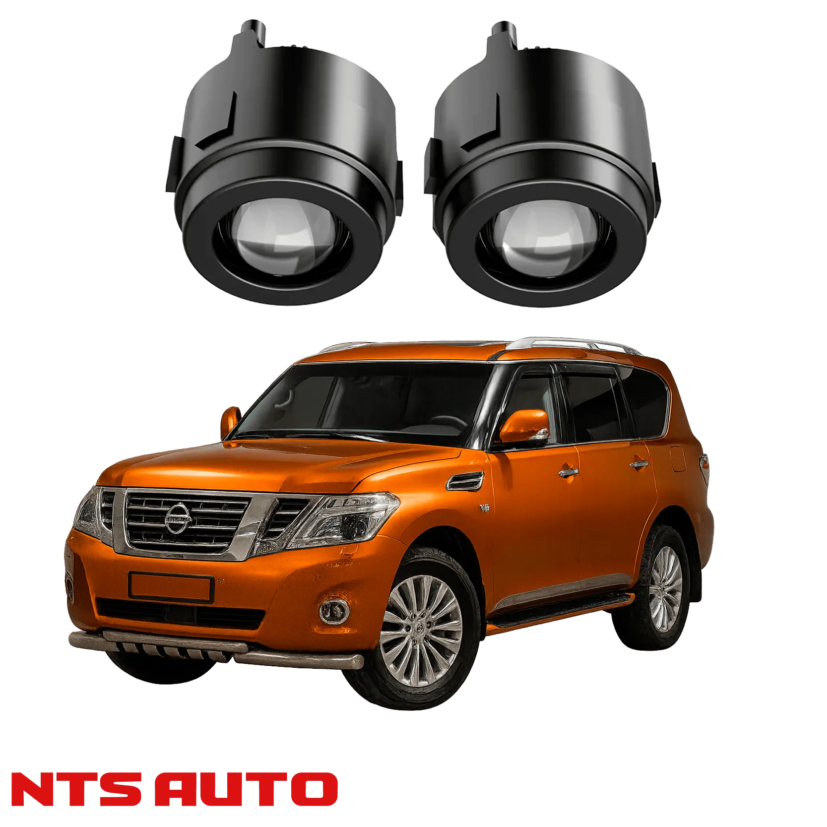 Противотуманные фары на Nissan Patrol (2010-2014)
