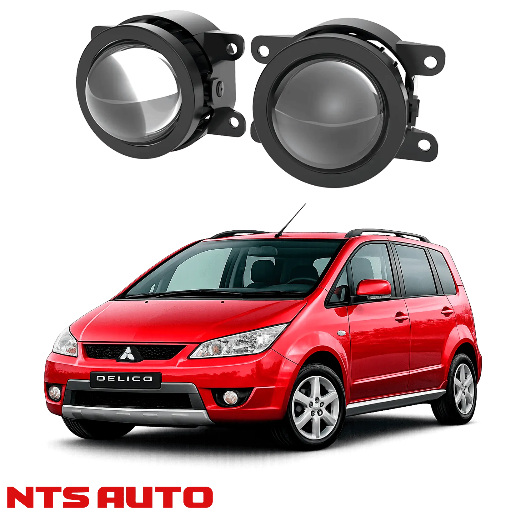 Противотуманные фары на Mitsubishi Delica (2006)