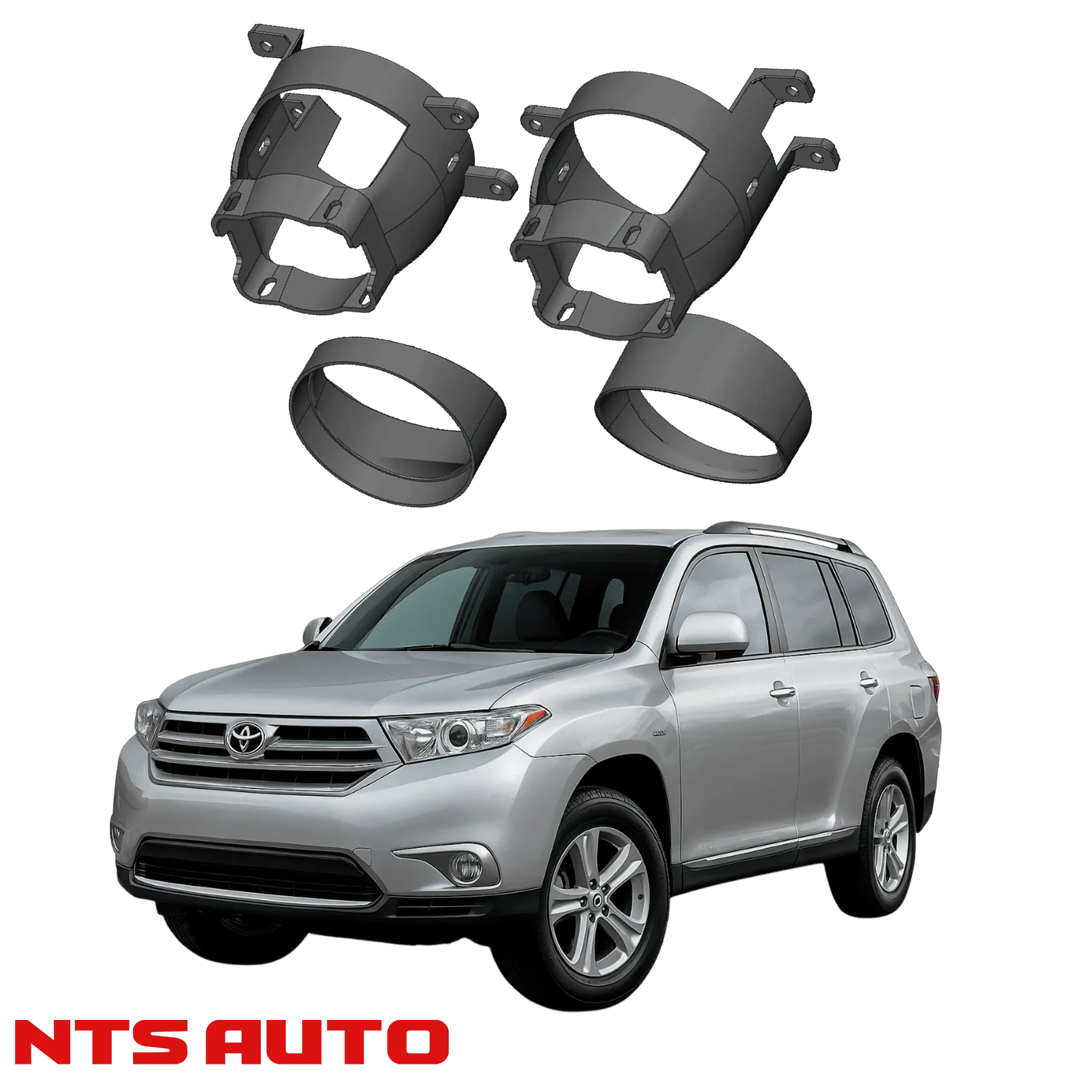 Крепления для противотуманных фар на Toyota Highlander (2007–2013)