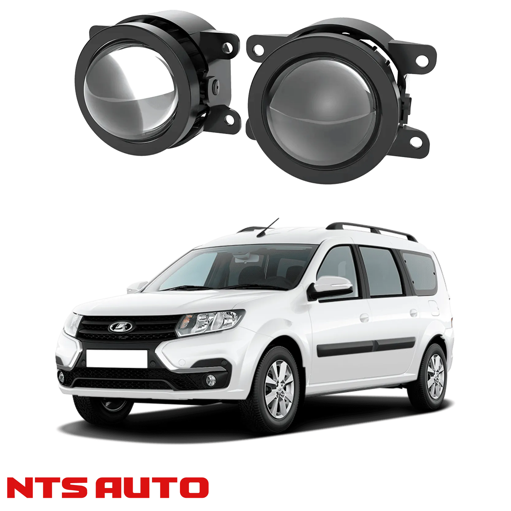 Противотуманные фары на Lada Largus FL Cross (2021-н.в.)