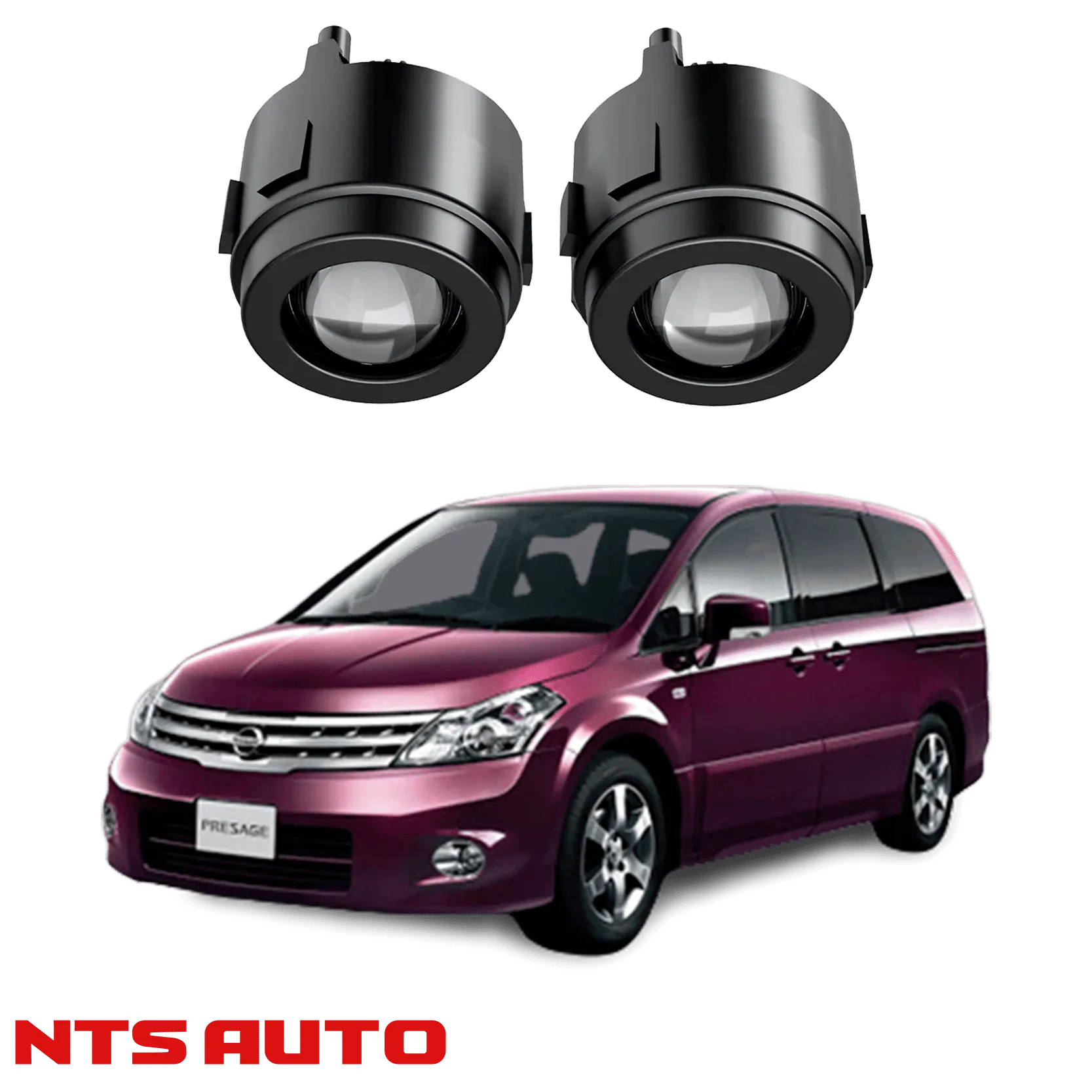 Противотуманные фары на Nissan Presage (2006-2009)