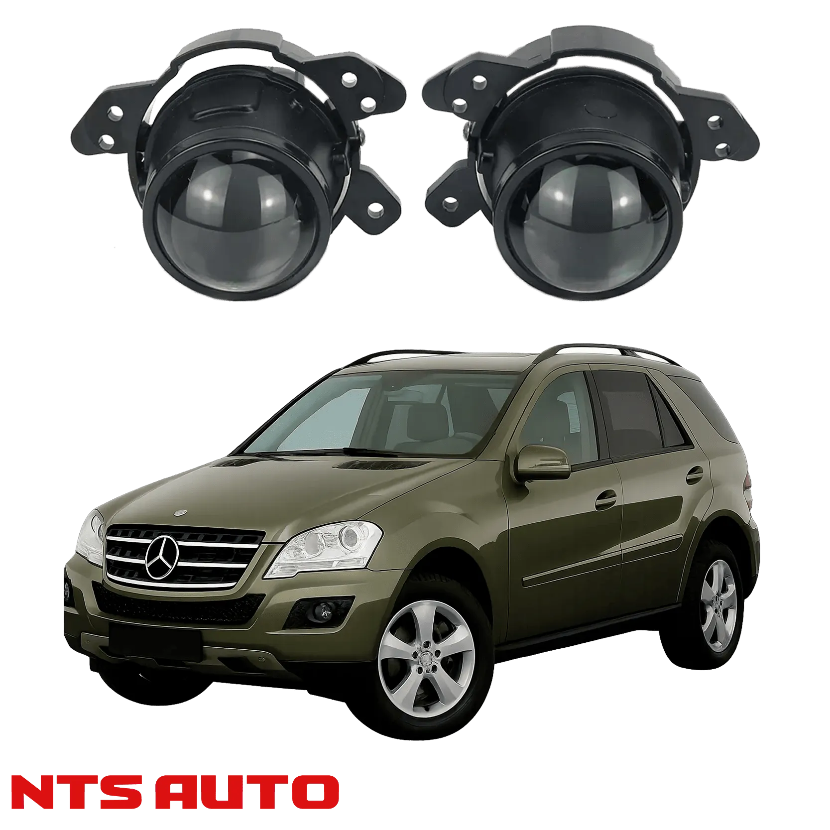 Противотуманные фары на MERCEDES-BENZ M-Class W164 (2005-2008)