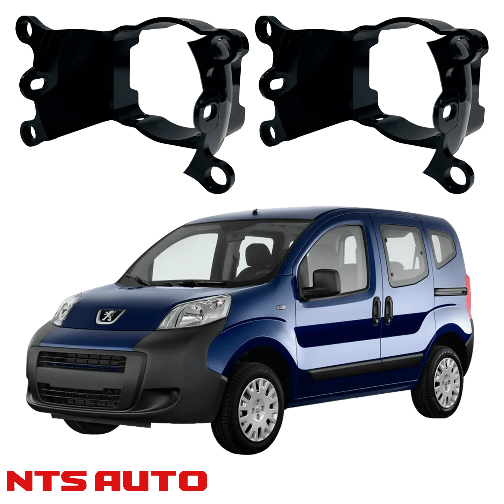 Крепления для противотуманных фар на Peugeot Bipper (2008-2014)