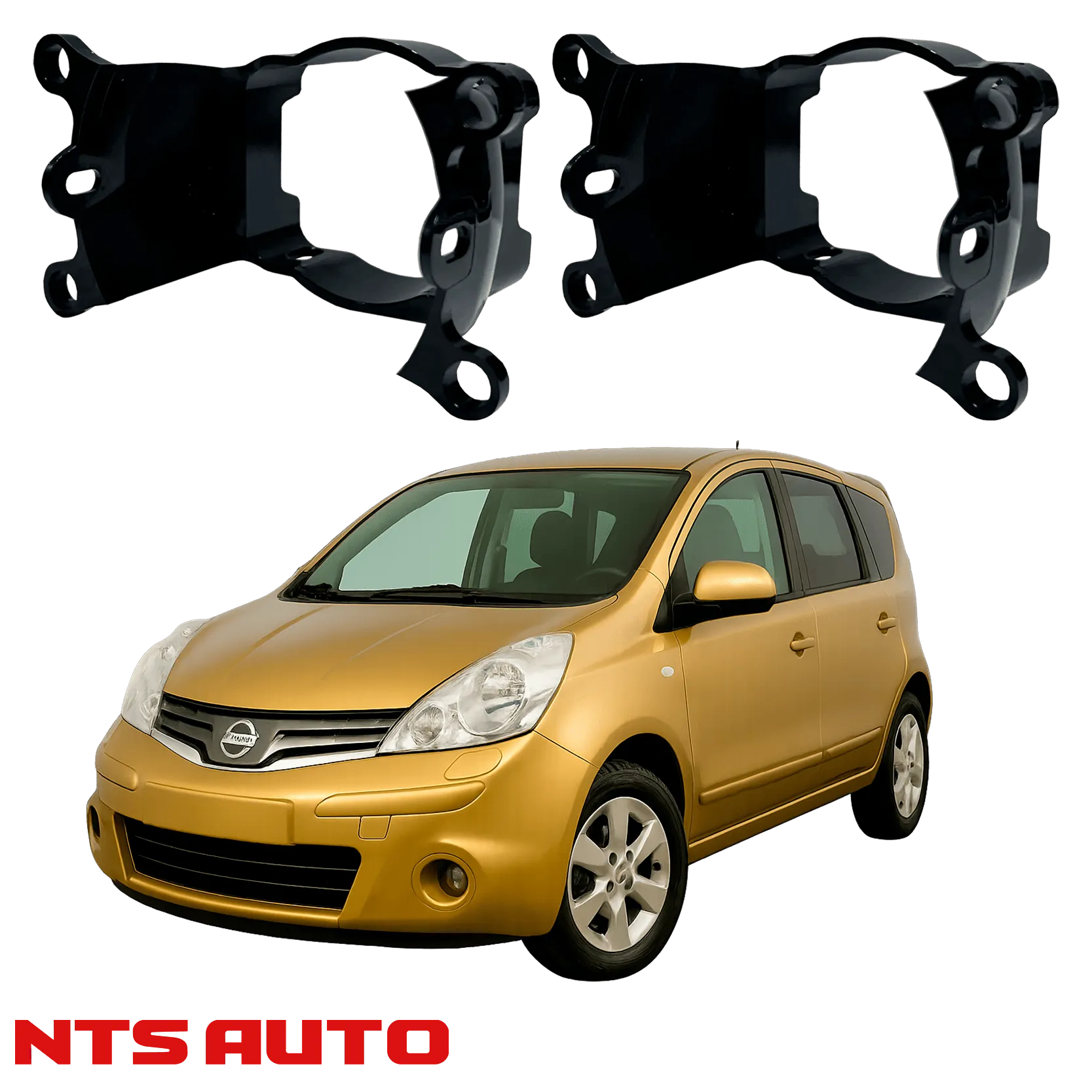 Крепления для противотуманных фар на Nissan Note (E11)