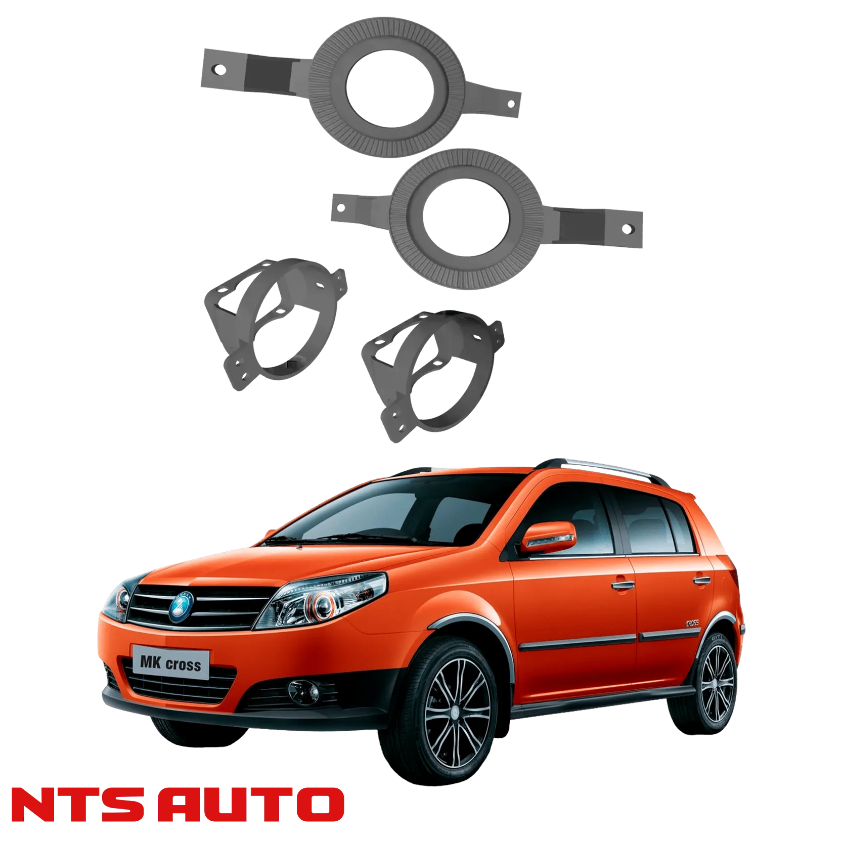 Крепления для противотуманных фар на Geely MK Cross (2010–2016)