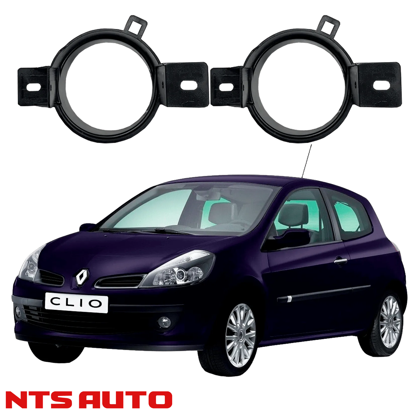 Крепления для противотуманных фар на Renault Clio III (2005–2013)