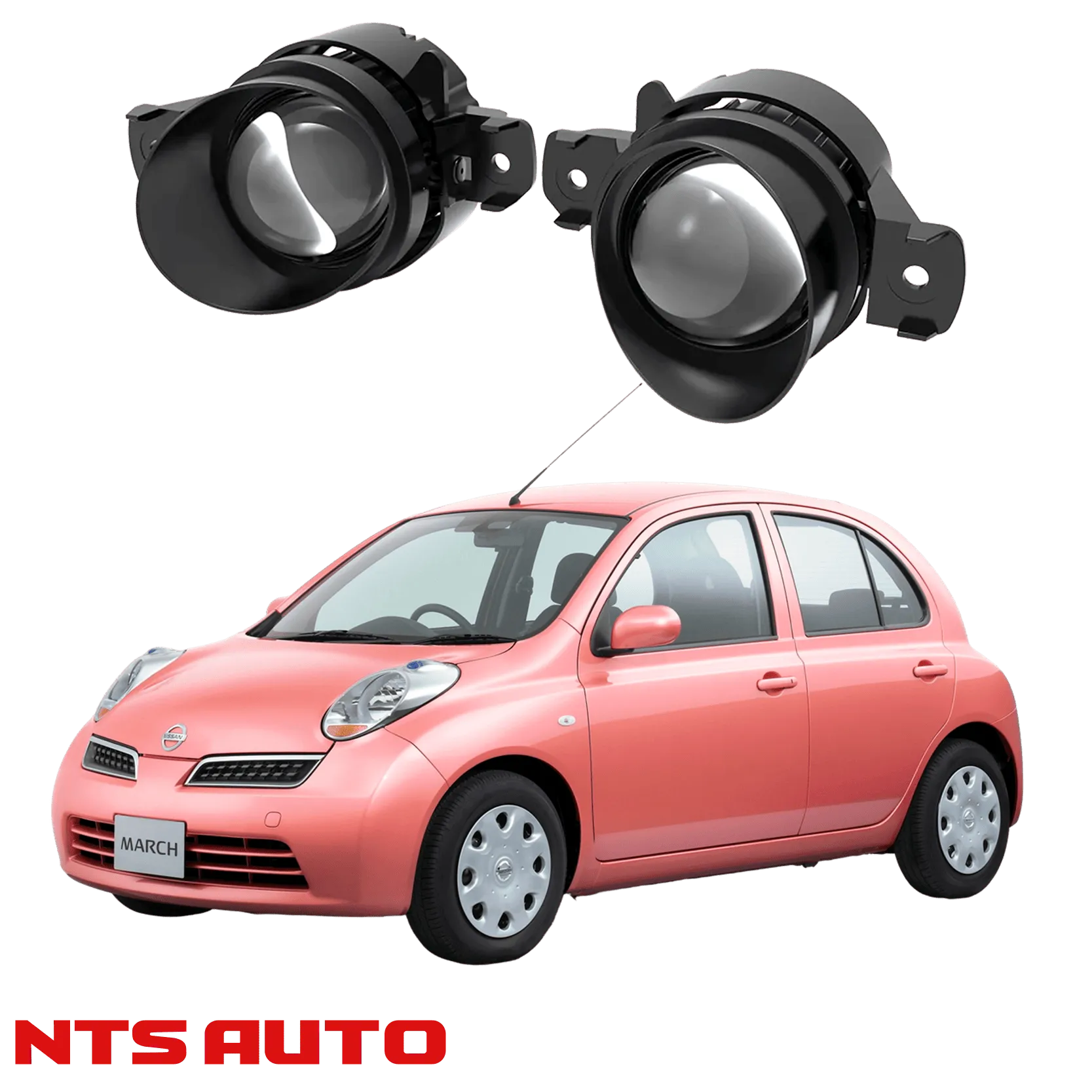 Противотуманные фары на Nissan March (2005–2016)