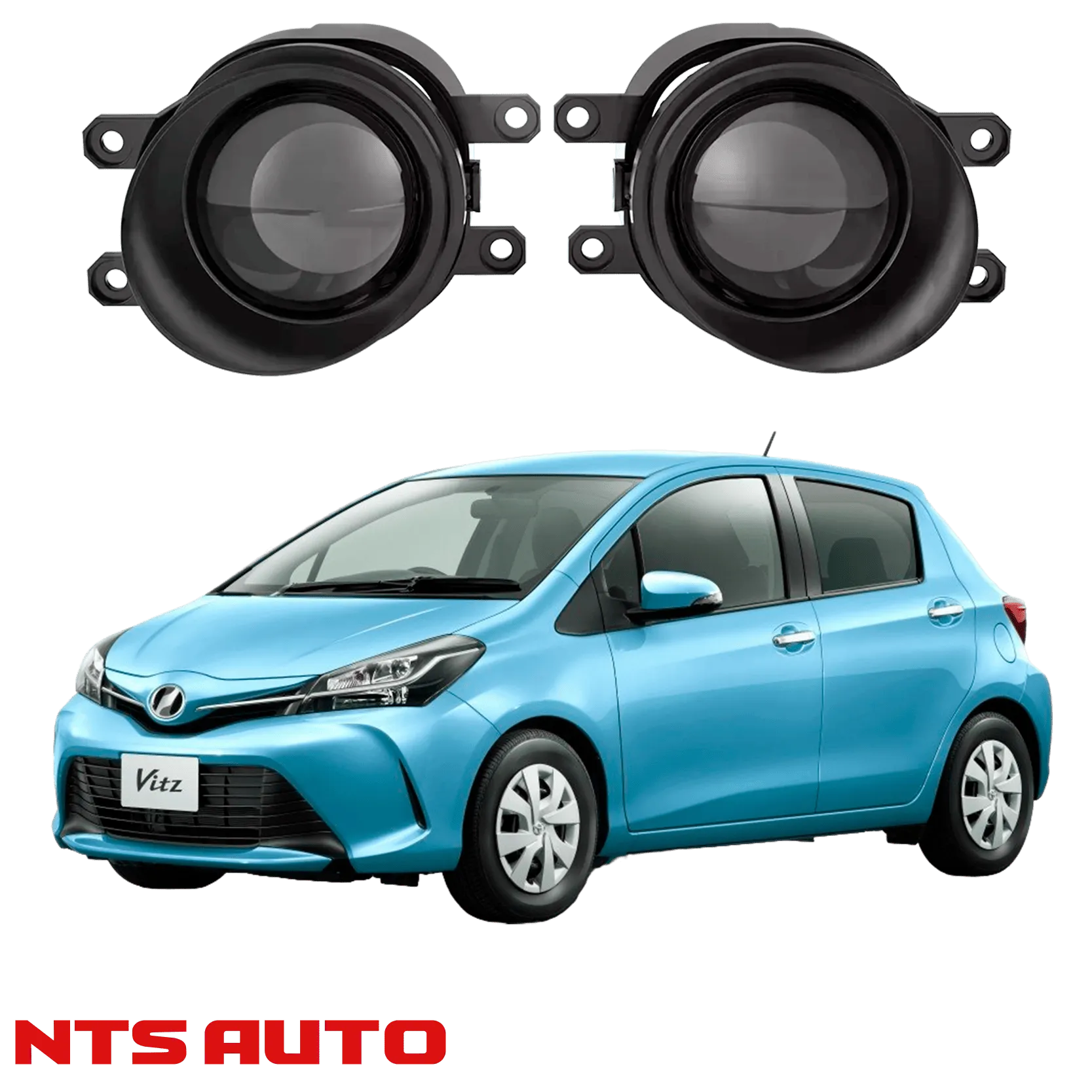 Противотуманные фары на Toyota Vitz