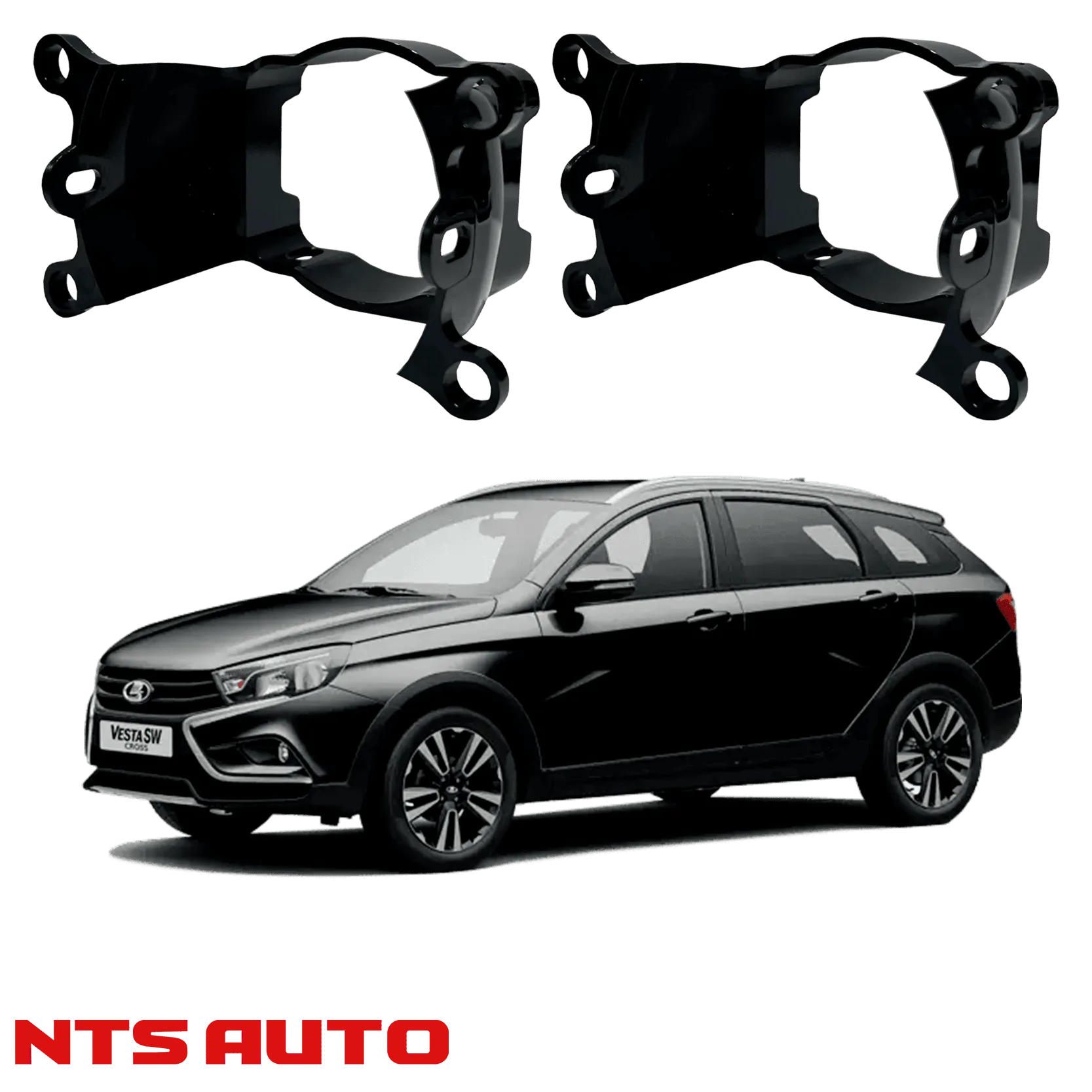 Крепления для противотуманных фар на Lada Vesta Cross / SW Cross