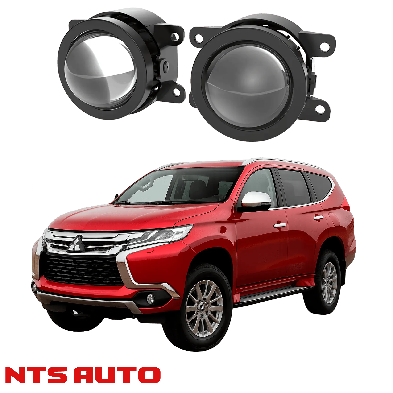 Противотуманные фары на Mitsubishi Pajero Sport (2008-2021)