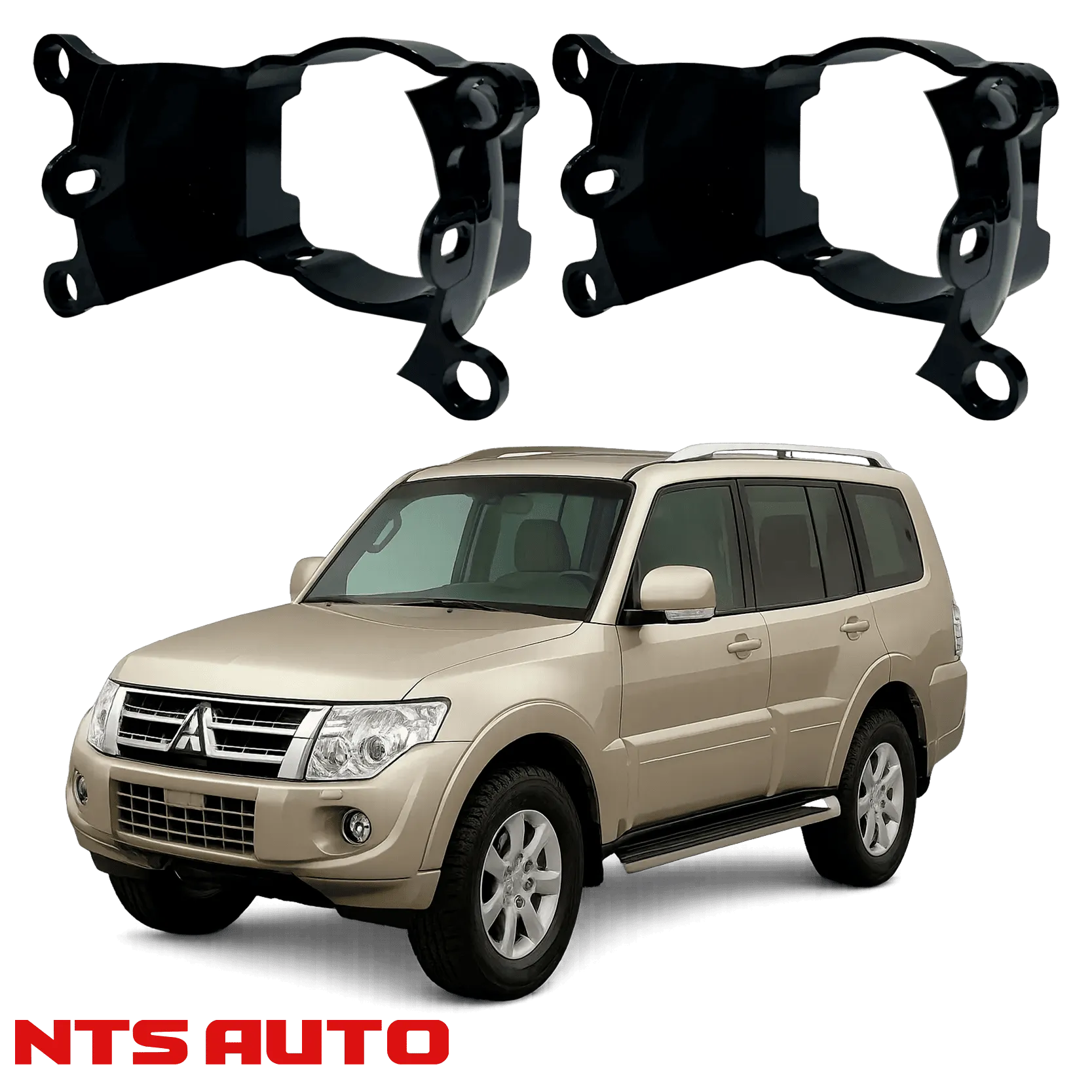Крепления для противотуманных фар на Mitsubishi Pajero IV (2006 – 2020)