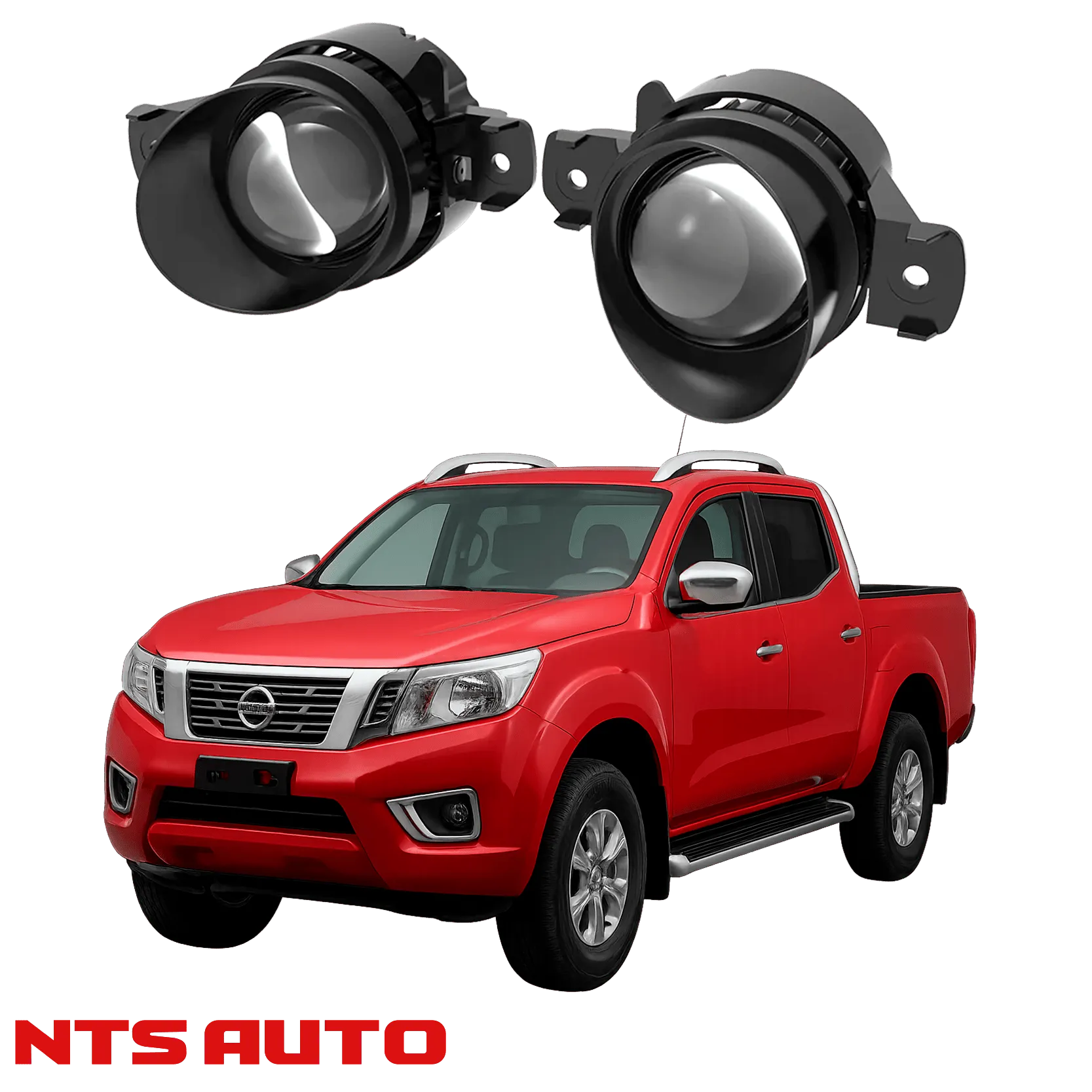 Противотуманные фары на Nissan Navara (2014–н.в.)