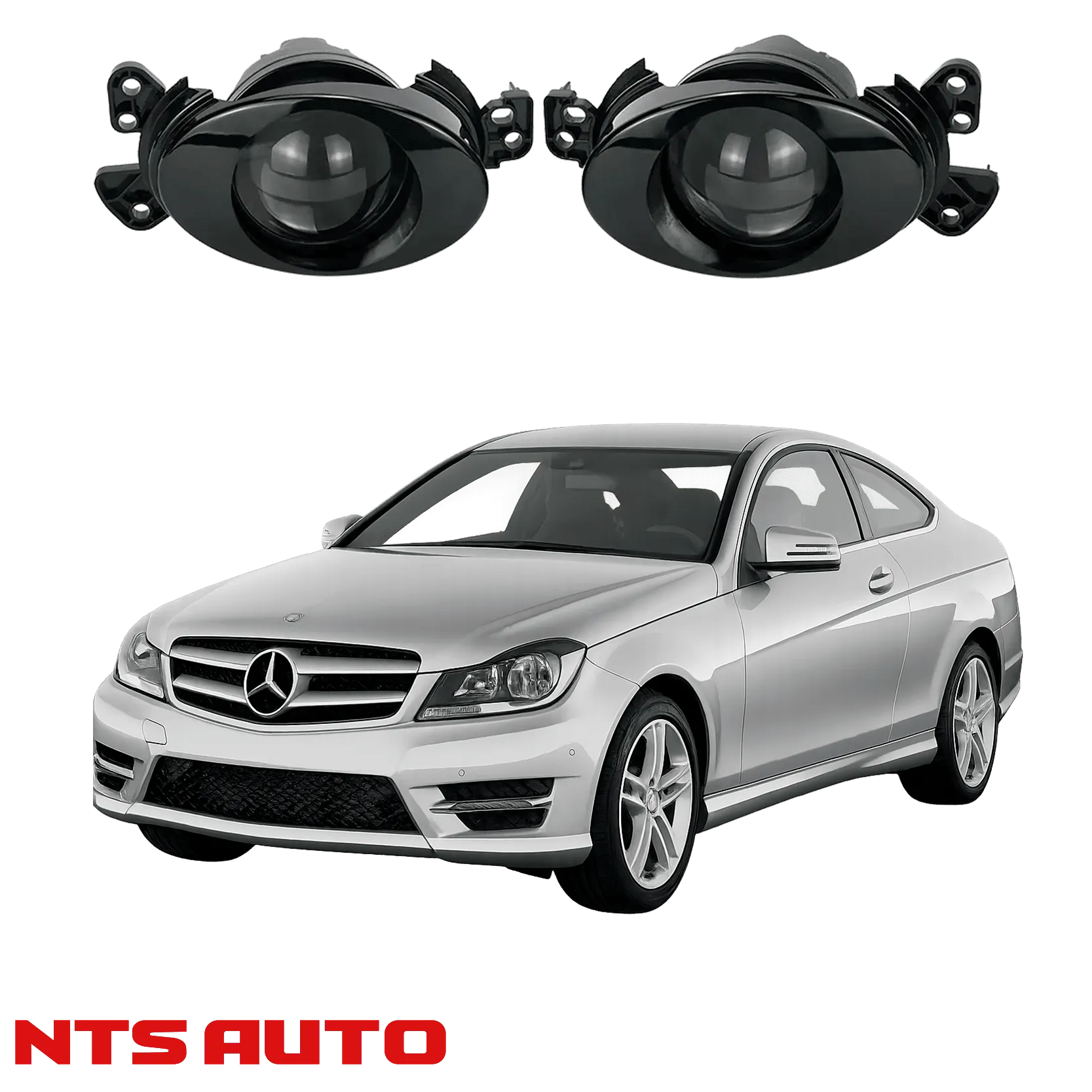 Противотуманные фары на MERCEDES-BENZ C-класс W204/S204/C204 (2011–2015)