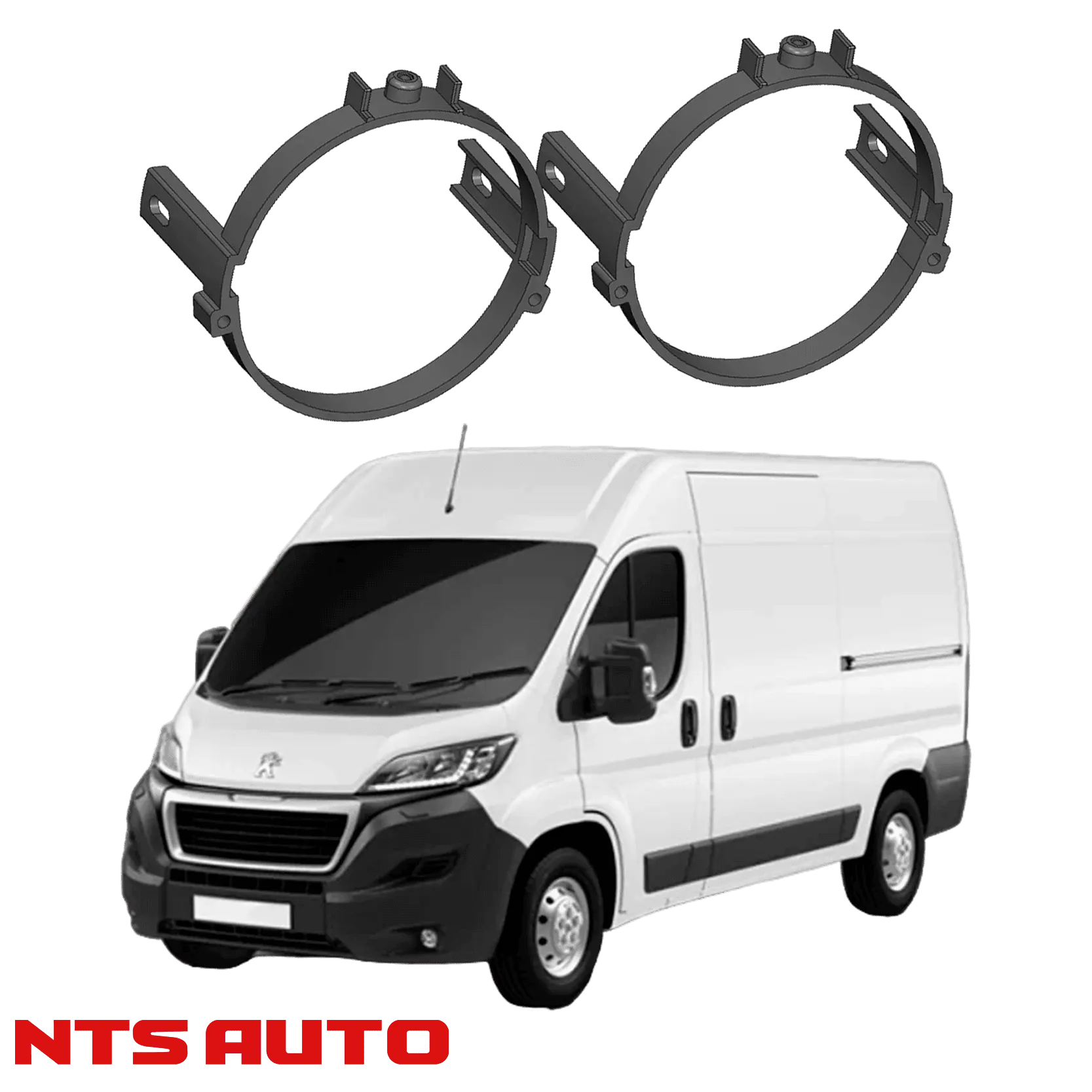 Крепления для противотуманных фар на Peugeot Boxer II (2006–2014)
