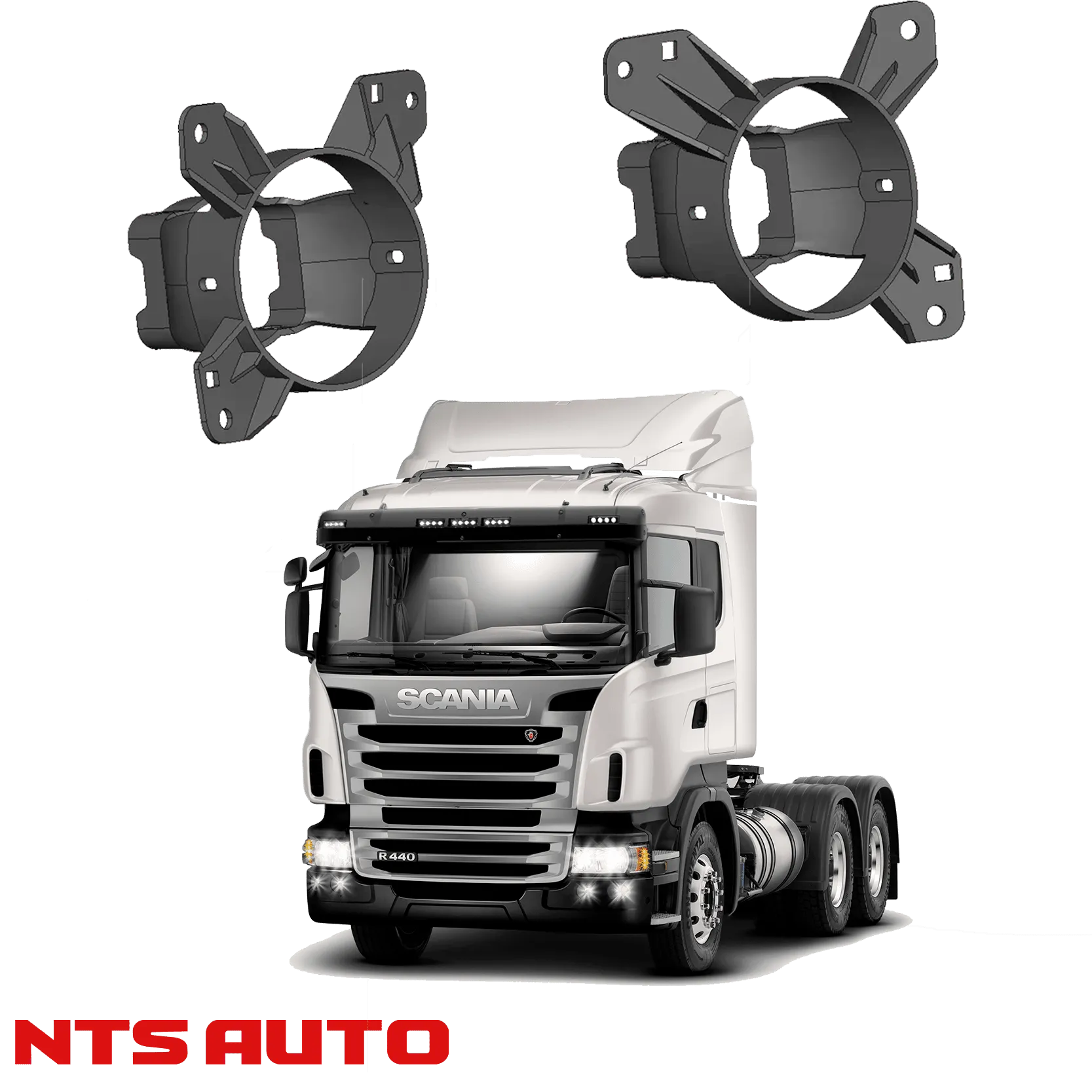 Крепления для противотуманных фар на Scania G‑Series (2004–2016)