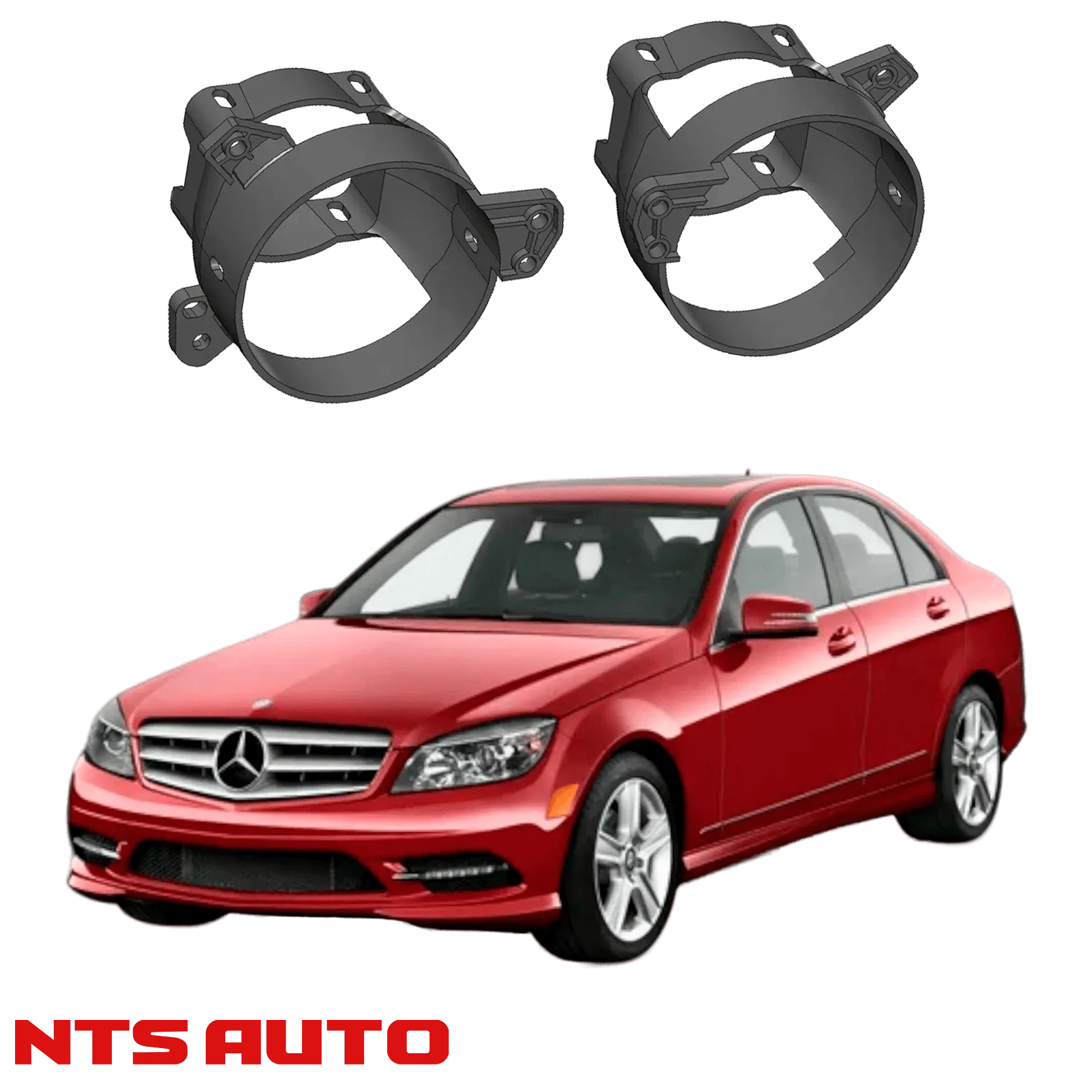 Крепления для противотуманных фар на Mercedes-Benz C-Class S204 (2007–2015)