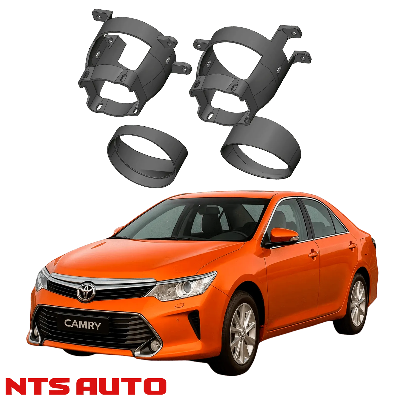 Крепления для противотуманных фар на Toyota Camry (2011–2014)