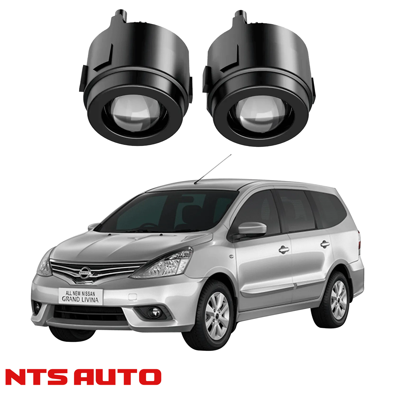 Противотуманные фары на Nissan Livina X-Gear (2008-н.в.)