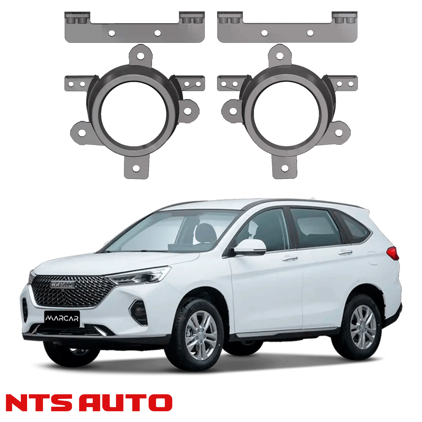 Крепления для противотуманных фар на Haval M6 (2020–2025)