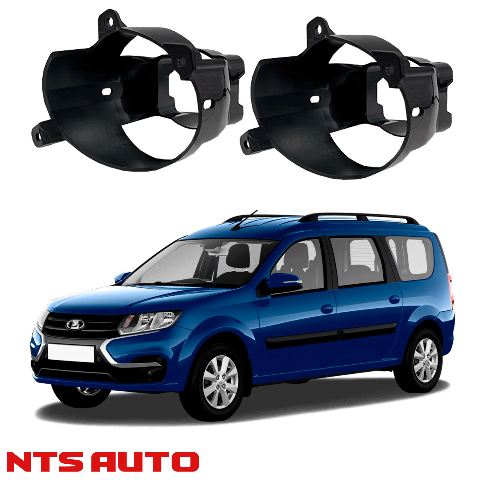 Крепления для противотуманных фар на Lada Largus FL Cross (2021–н.в.)