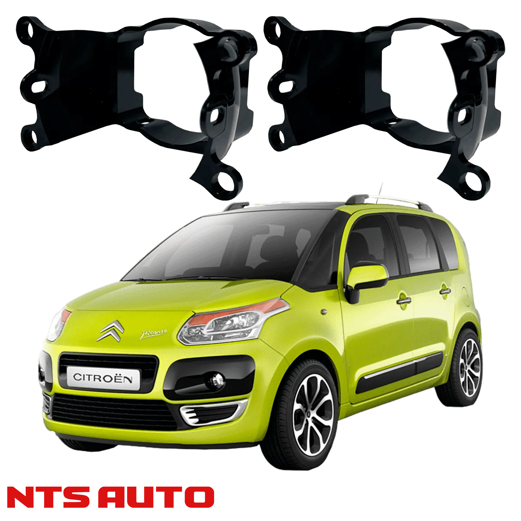 Крепления для противотуманных фар на Citroen C3 Picasso (2009-2016)