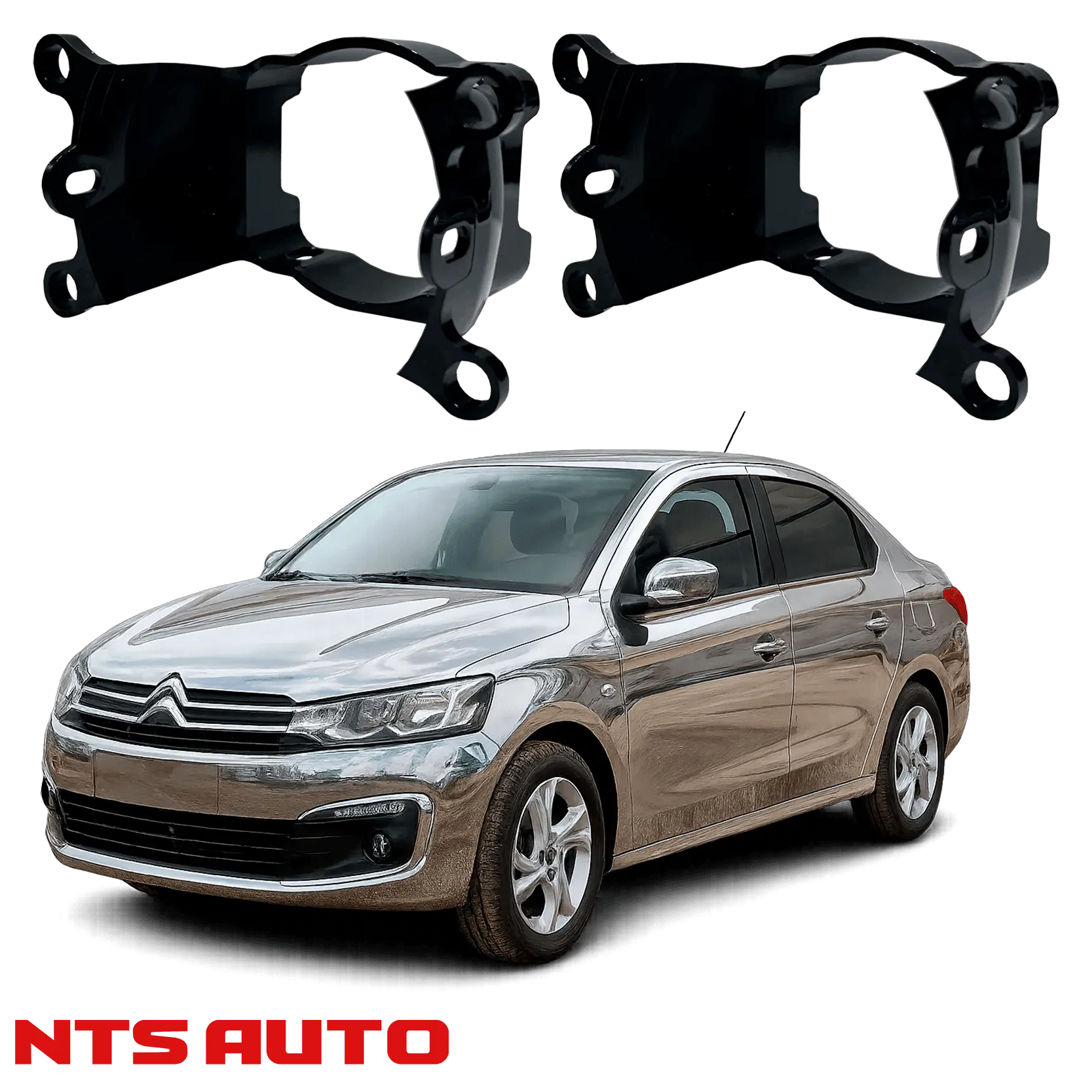 Крепления для противотуманных фар на Citroen C-Elysee (2012-н.в.)