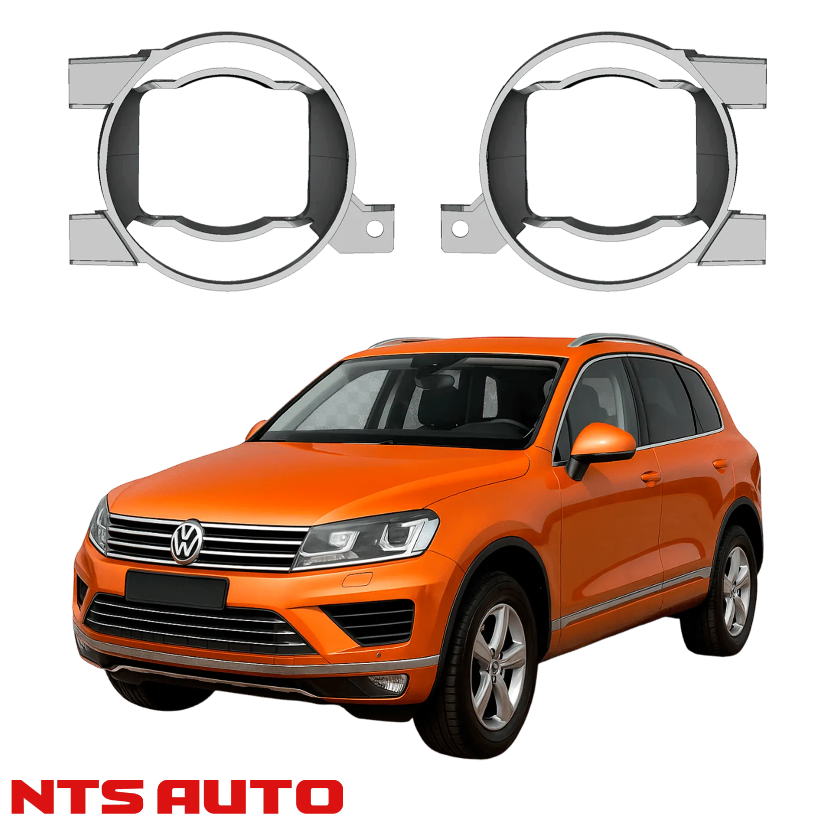 Крепления для противотуманных фар на Volkswagen Touareg II (2010–2018)