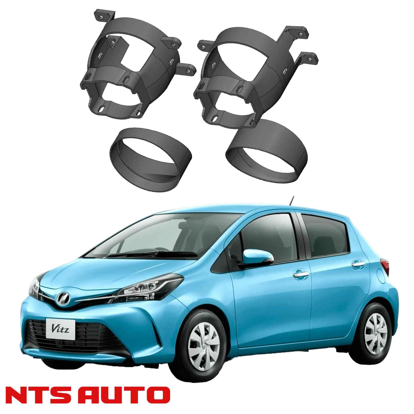 Крепления для противотуманных фар на Toyota Vitz (2010–2016)