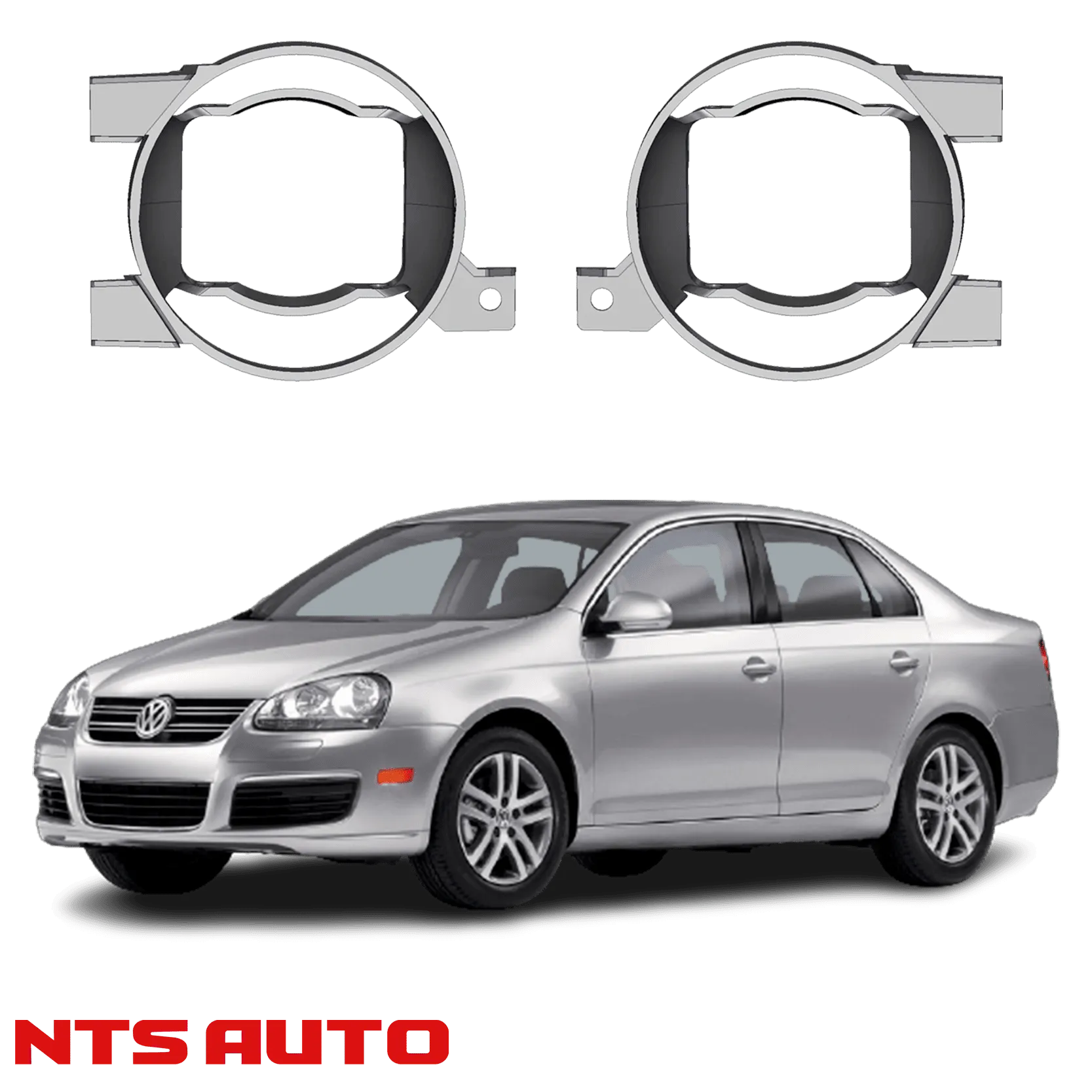 Крепления для противотуманных фар на Volkswagen Jetta V (2005–2010)