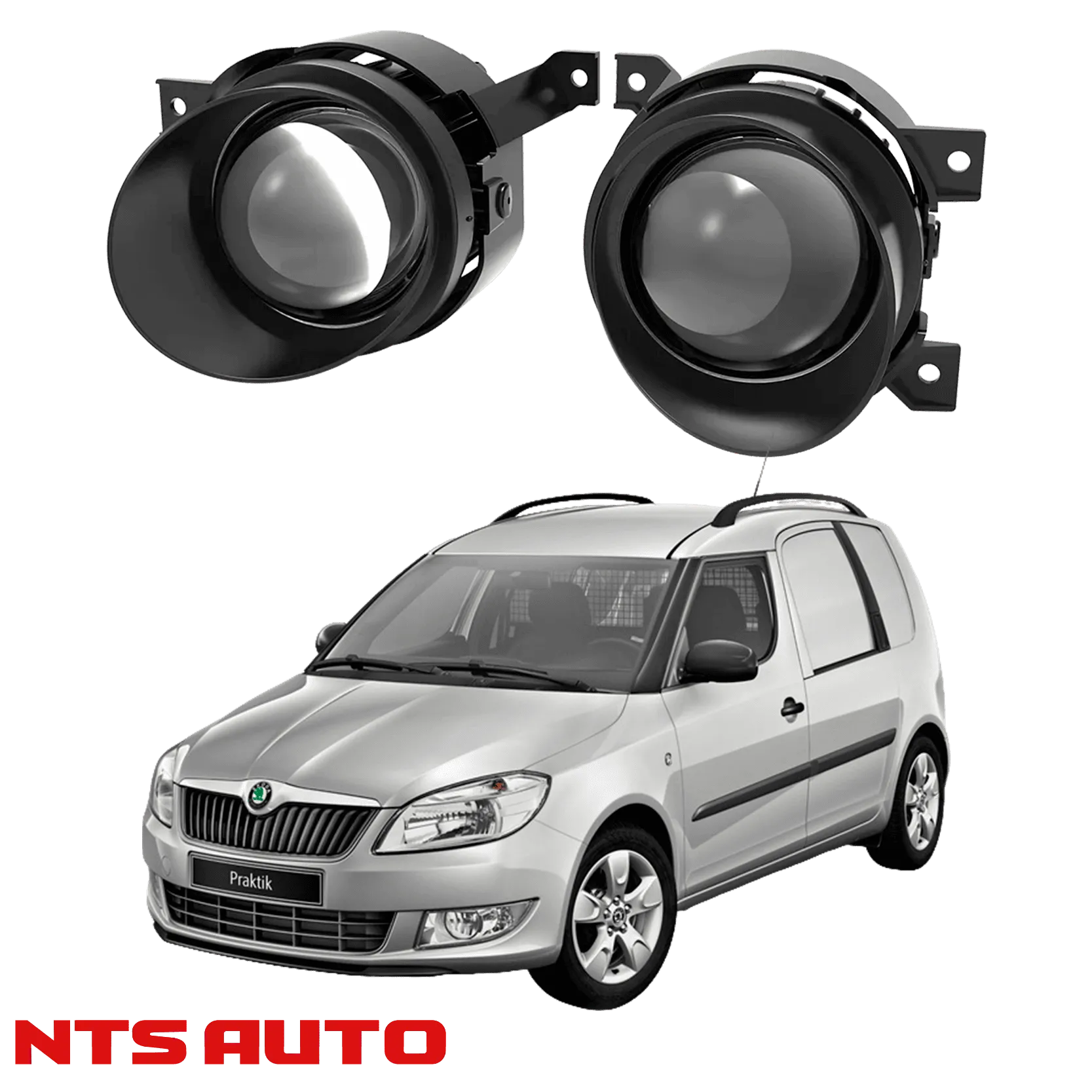 Противотуманные фары на Skoda Praktik (2010–2015)