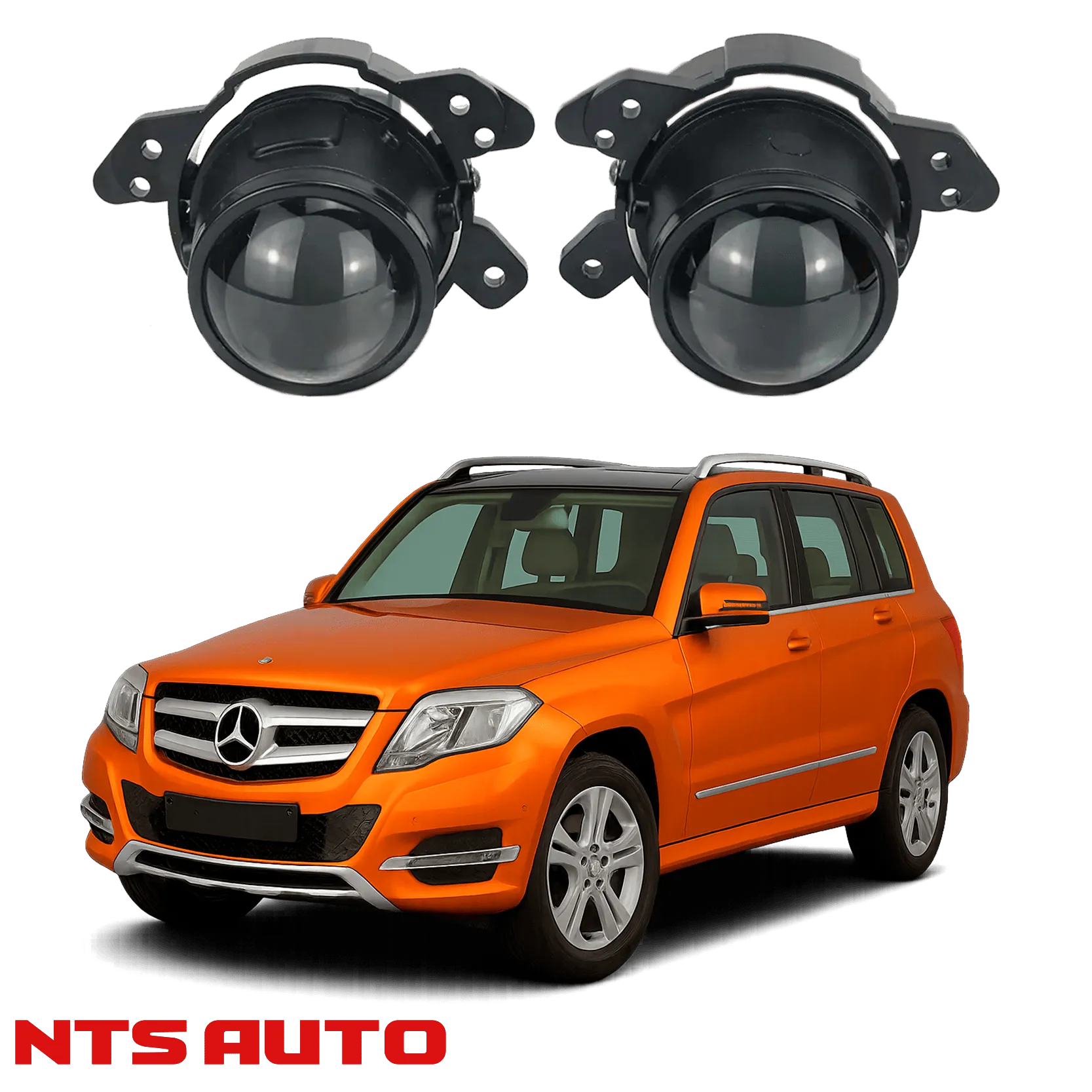 Противотуманные фары на MERCEDES-BENZ GLK-Class X204 (2008-2012)