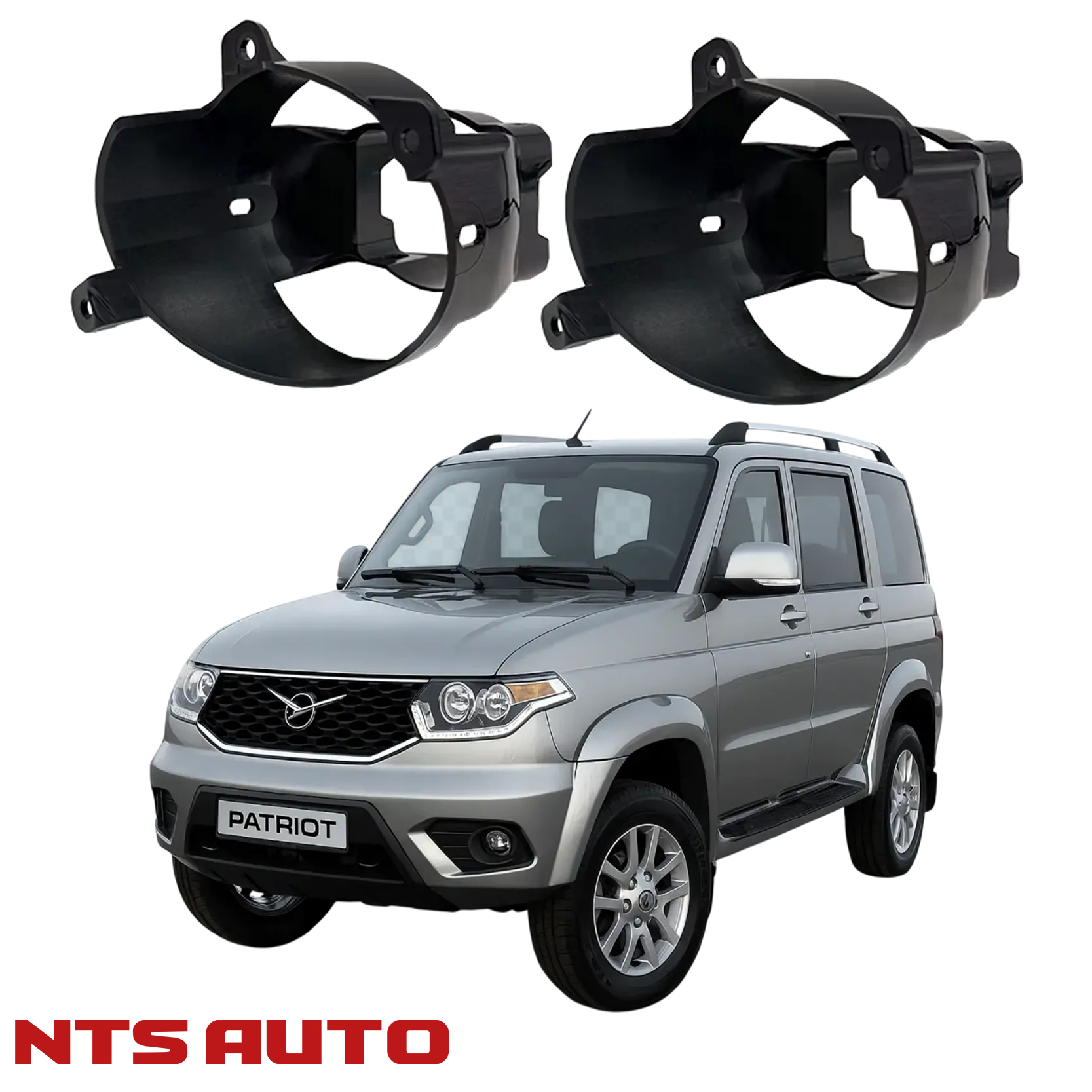 Крепления для противотуманных фар на УАЗ Patriot (2014–н.в.)