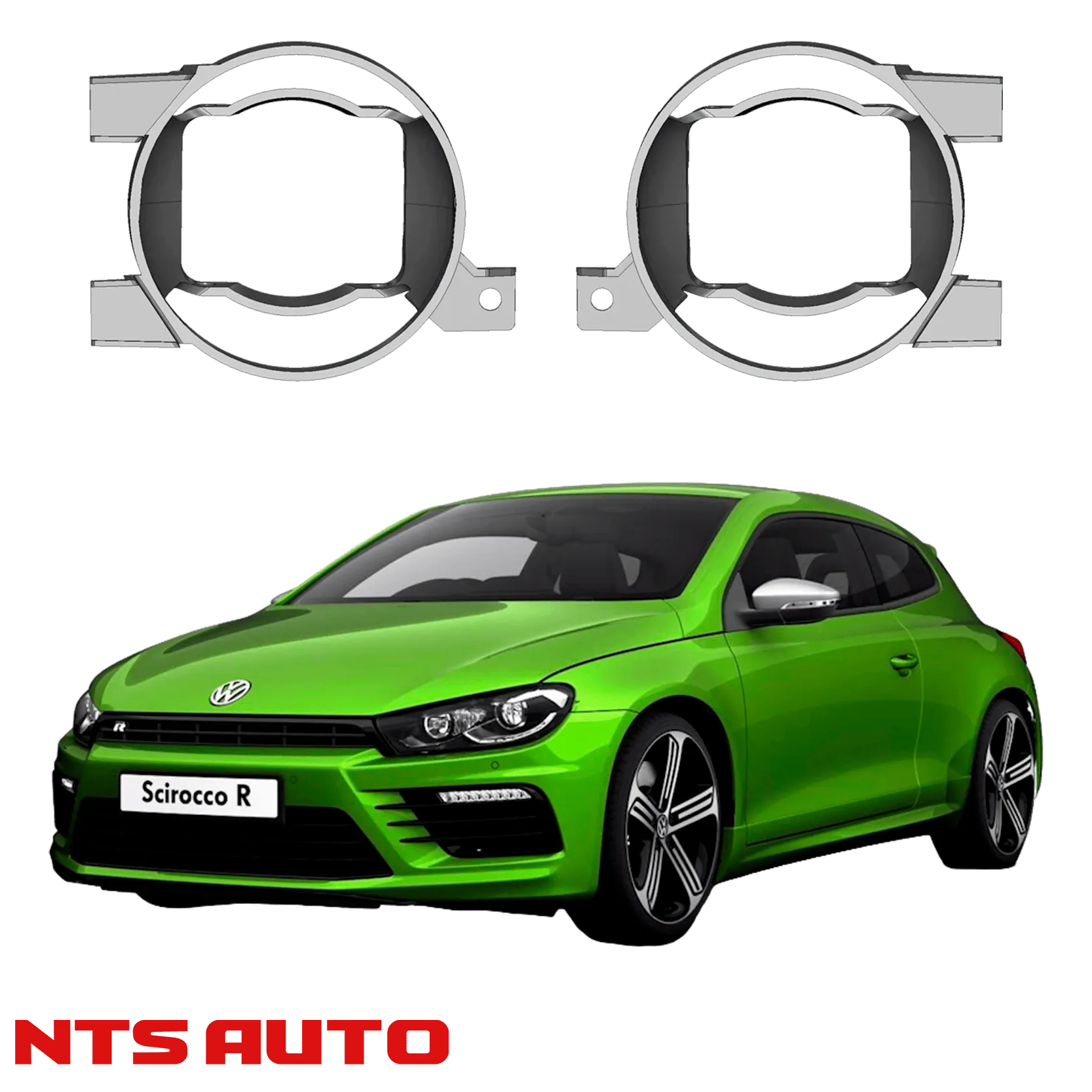 Крепления для противотуманных фар на Volkswagen Scirocco III (2008–2014)