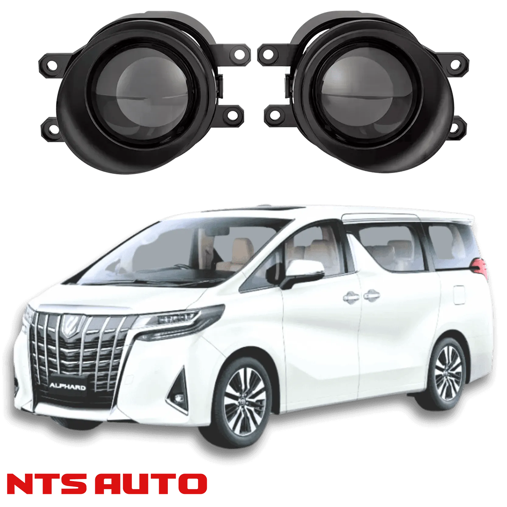 Противотуманные фары на Toyota Alphard